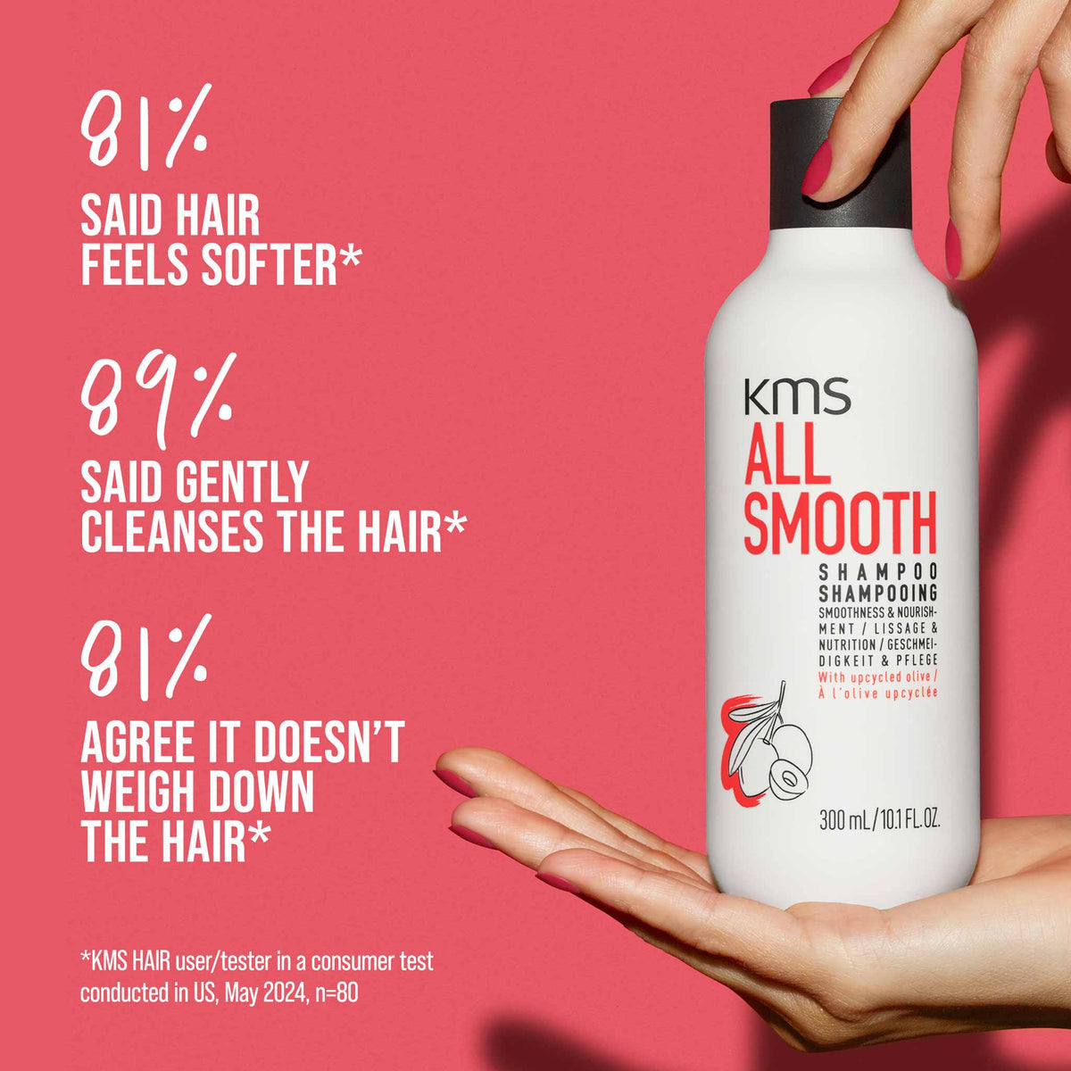 KMS All Smooth Shampoo 300ml