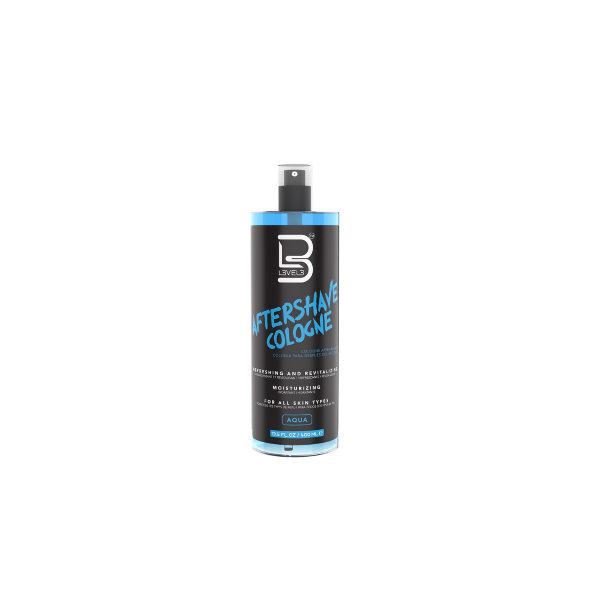 L3VEL3 Aftershave Cologne Aqua 400ml | Retail Box - retailbox.co.za