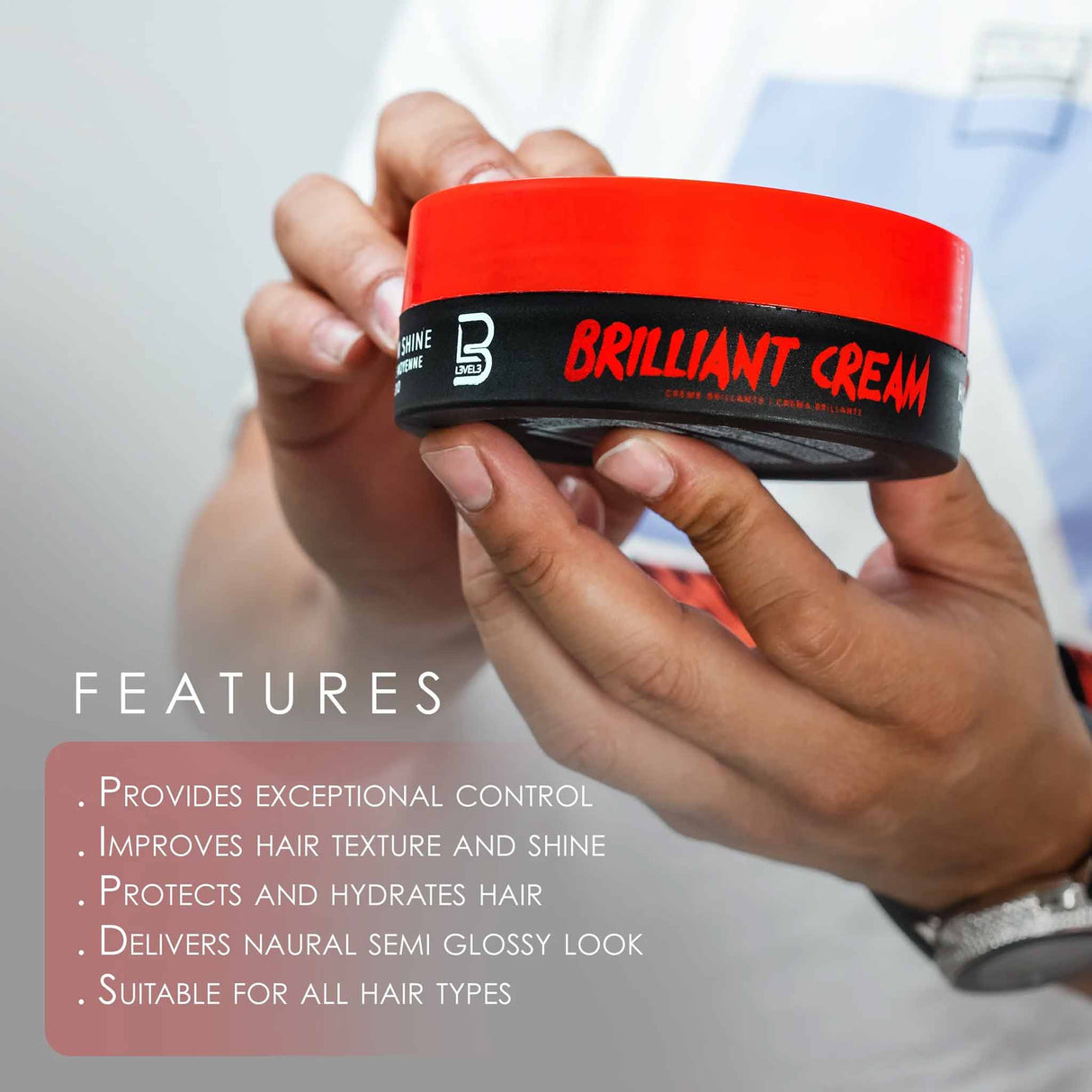 L3VEL3 Brilliant Cream 150ml