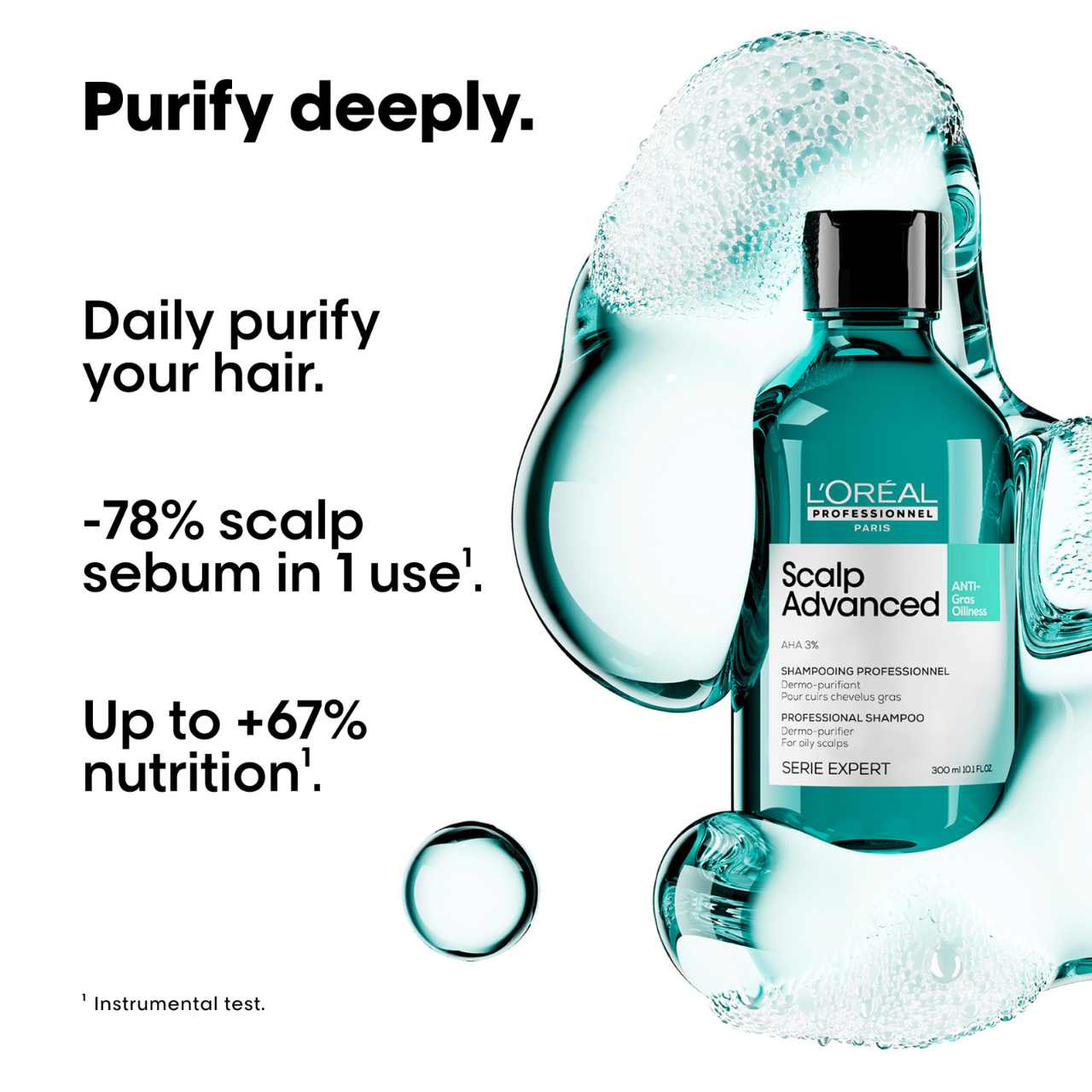 L'Oreal Professionnel Scalp Advanced Anti-Oiliness Shampoo 300ml
