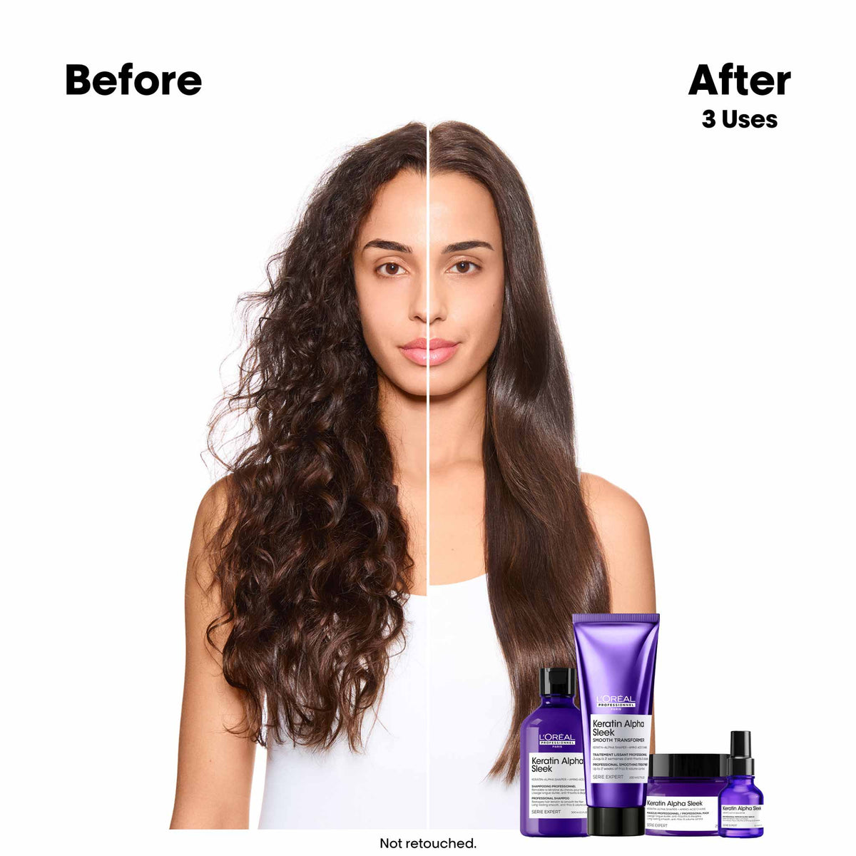 L'Oréal Professionnel Keratin Alpha Sleek Shampoo 300ml