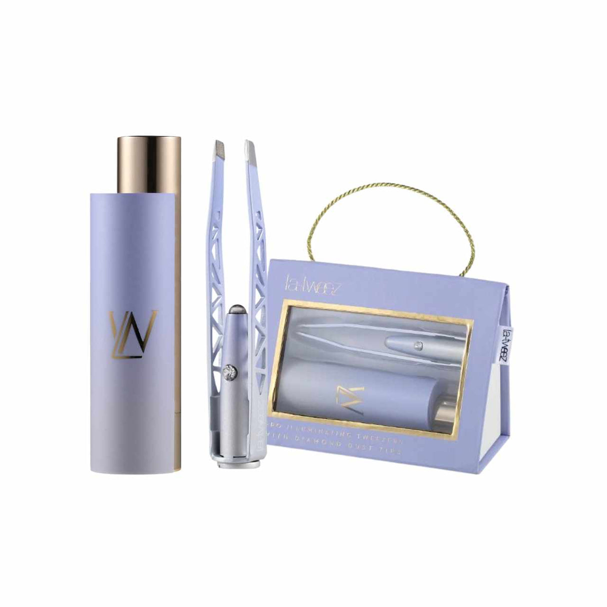 La Tweez Pro Illuminating Tweezers - Blue Ombre