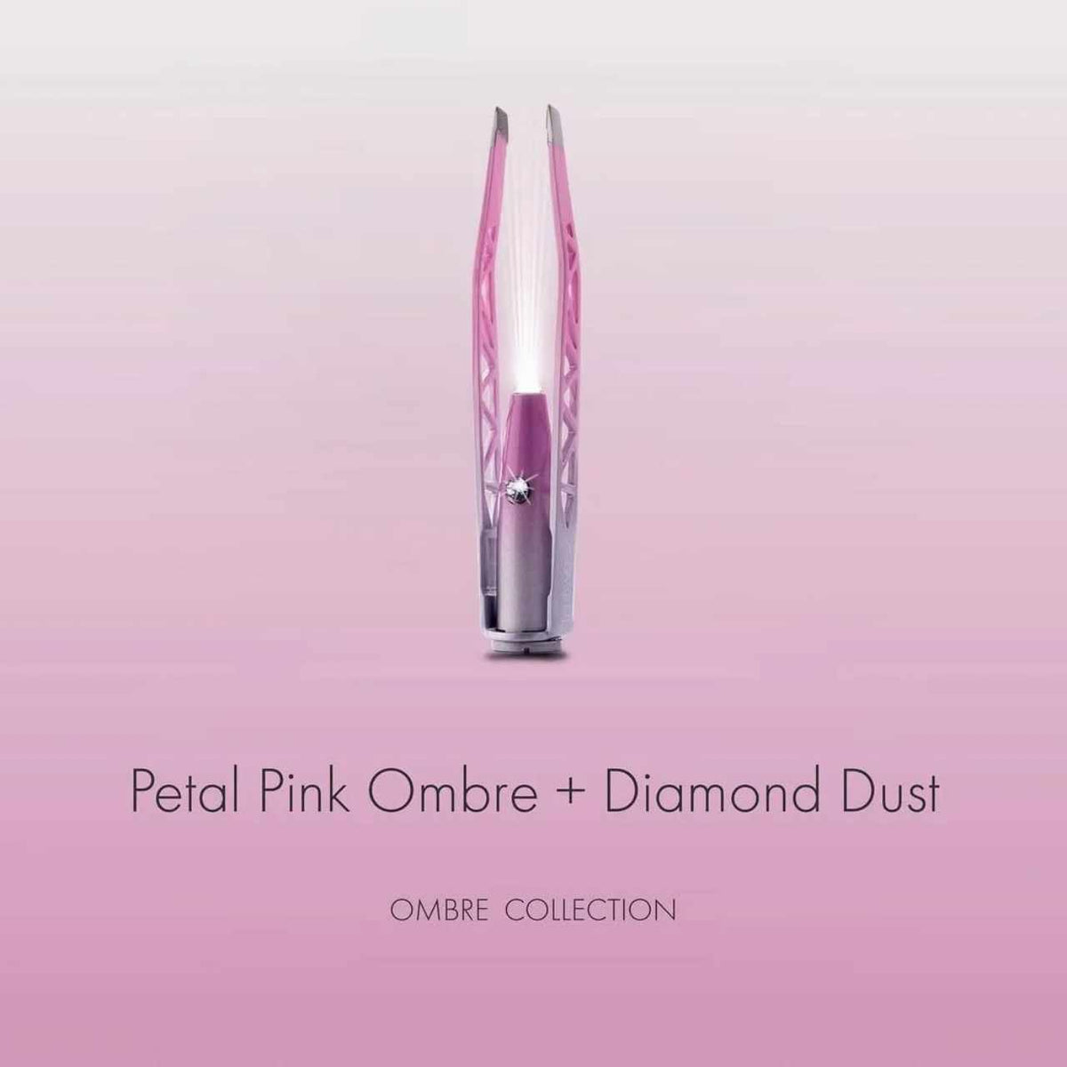 La Tweez Pro Illuminating Tweezers - Pink Ombre