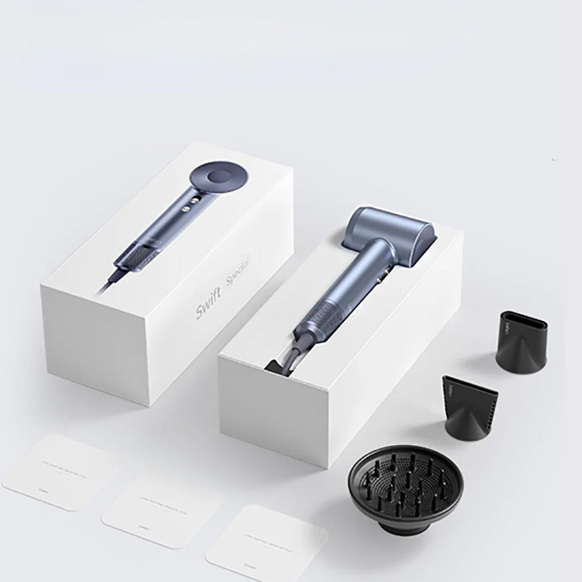 Laifen Swift Special - High-Speed Hairdryer Silver Blue