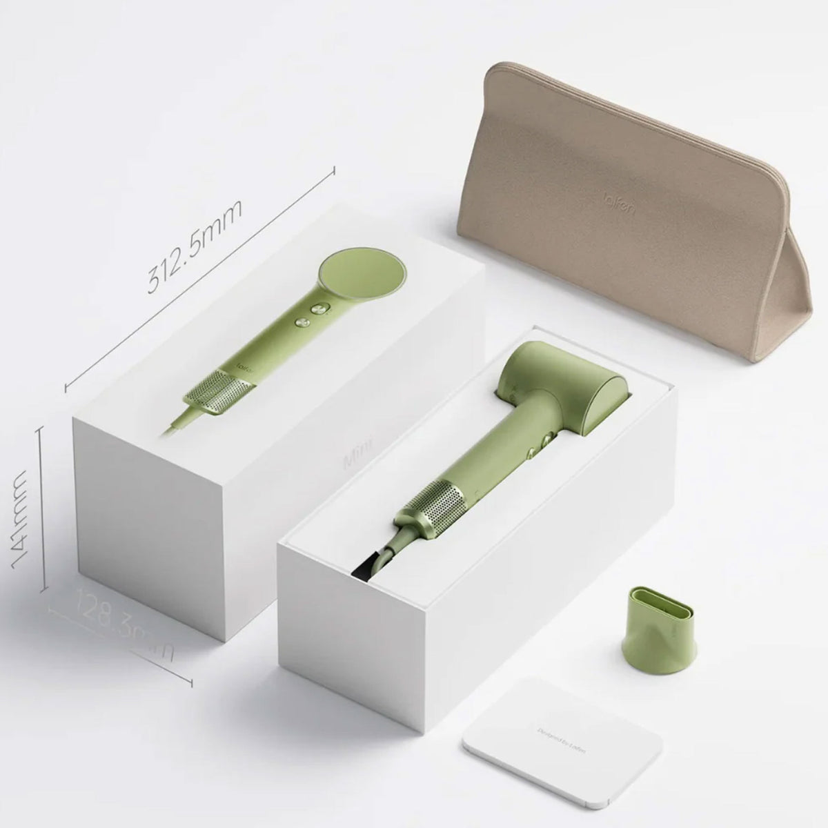 Laifen Mini High Performance Hairdryer Jungle Green