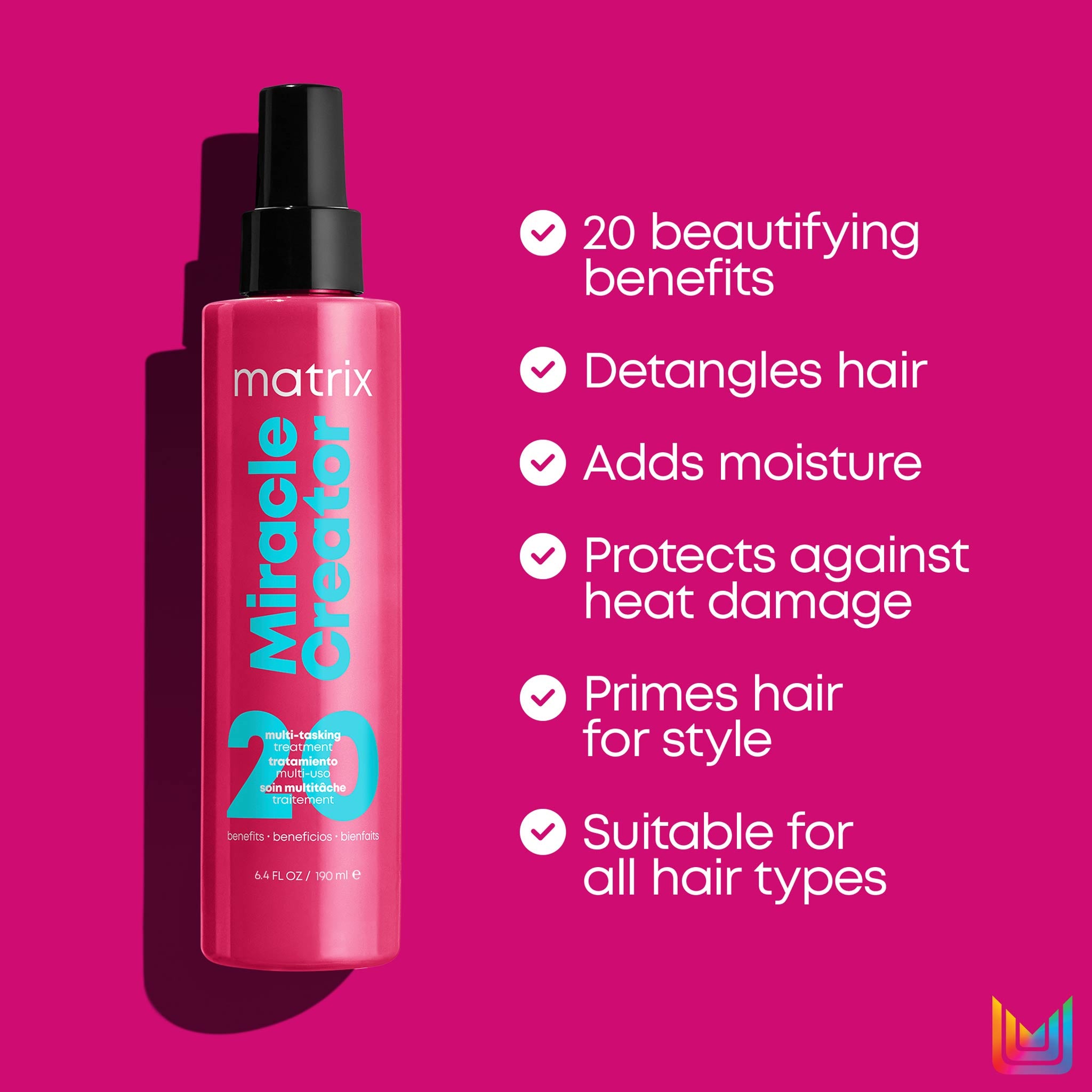 Matrix Miracle Creator Multi-Tasking Hair Treatment 190ml | Retail