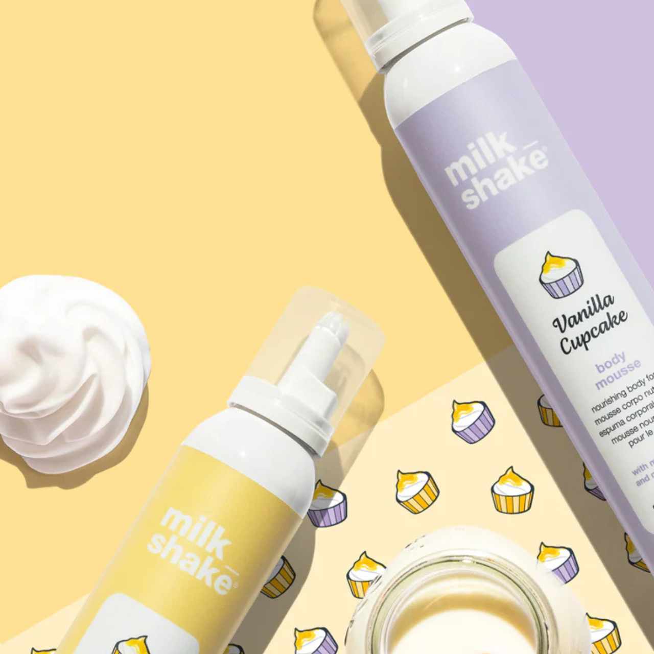 Milkshake Vanilla Cupcake Body Mousse 200ml | Retail Box - retailbox.co.za
