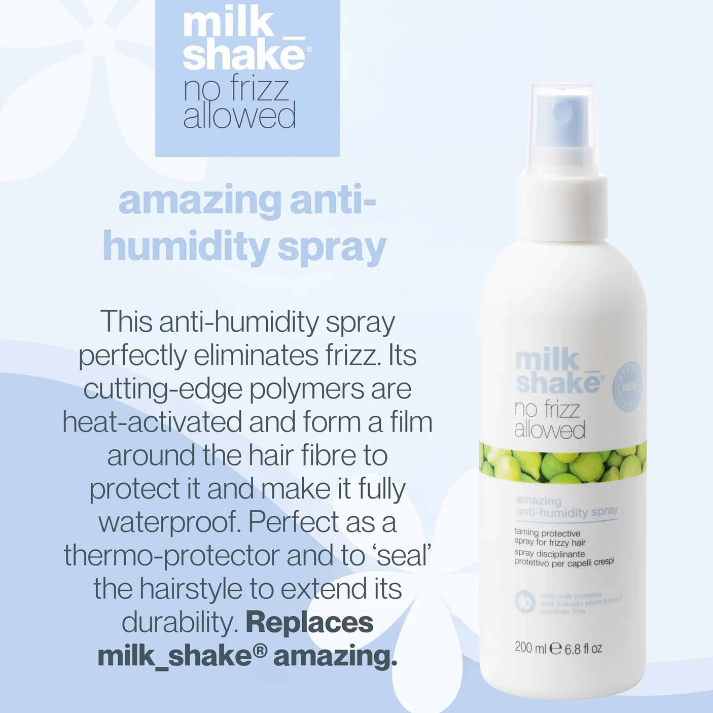 Milkshake No Frizz Allowed Amazing Anti-Humidity Spray 200ml