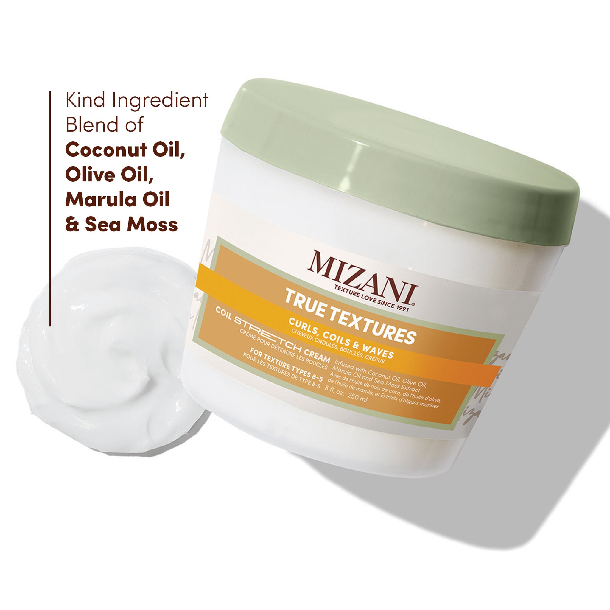 Mizani True Textures Coil Stretch Cream 250ml | Retail Box