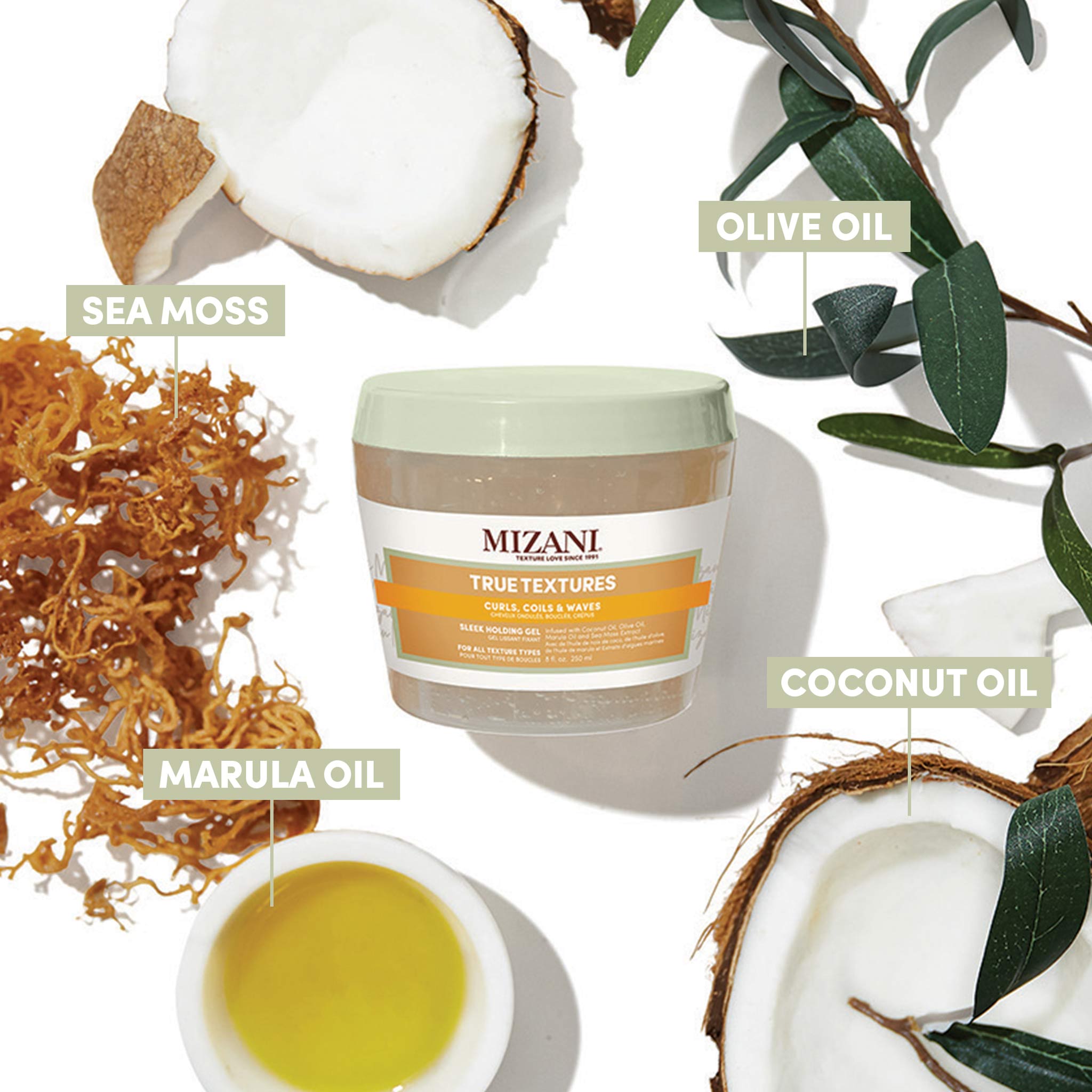 Mizani True Textures Sleek Holding Gel 250ml | Retail Box