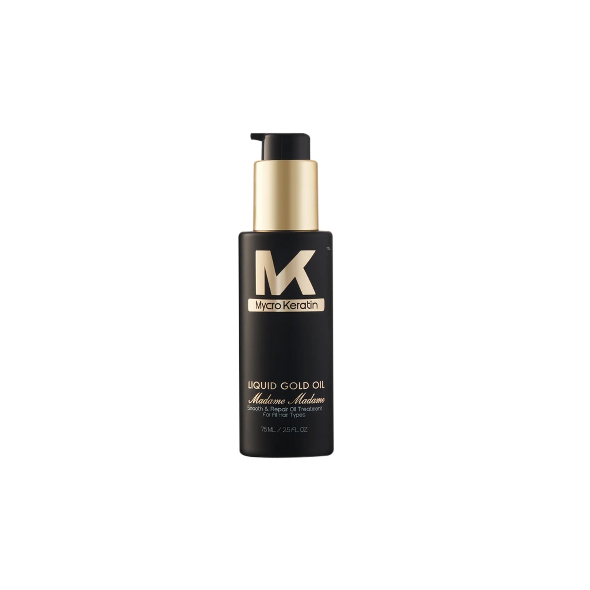エクスパートマコート ゴールドクリスタルセラム 50ml Mycro Keratin Madame Liquid Gold 75ml - Hair Repair Oil