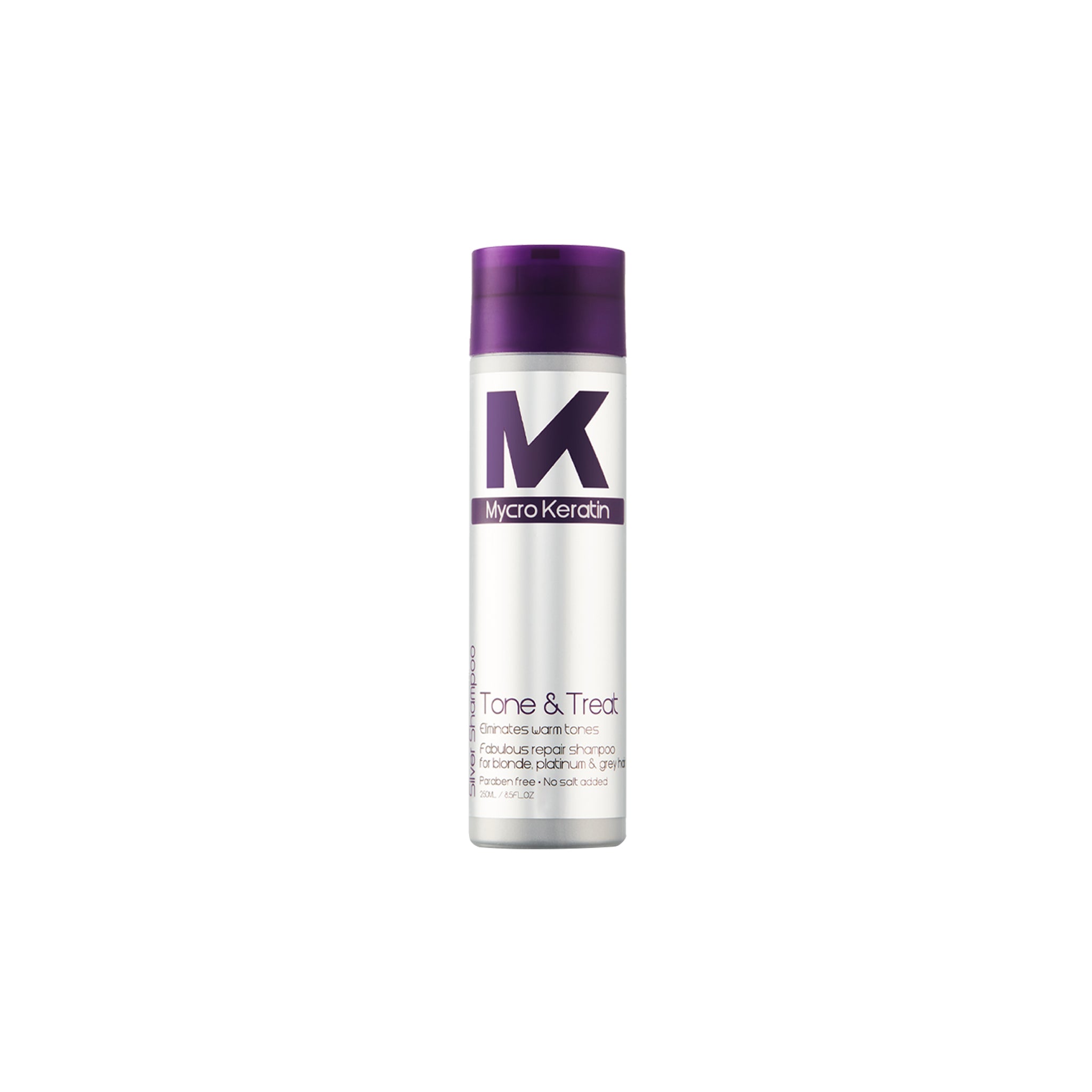 Mycro Keratin Tone&Treat Silver 250ml - Hair Shampoo - retailbox.co.za