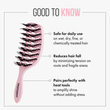 Mycro Keratin Moyoko Detangling Brush - Pastel Pink