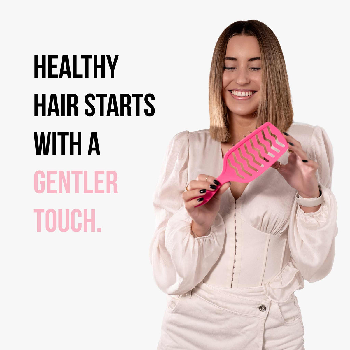 Mycro Keratin Moyoko Brush - Pink