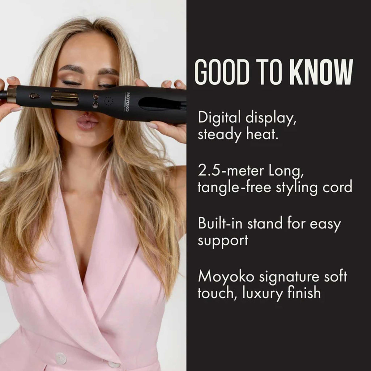 Moyoko Auto Curl Master Pink