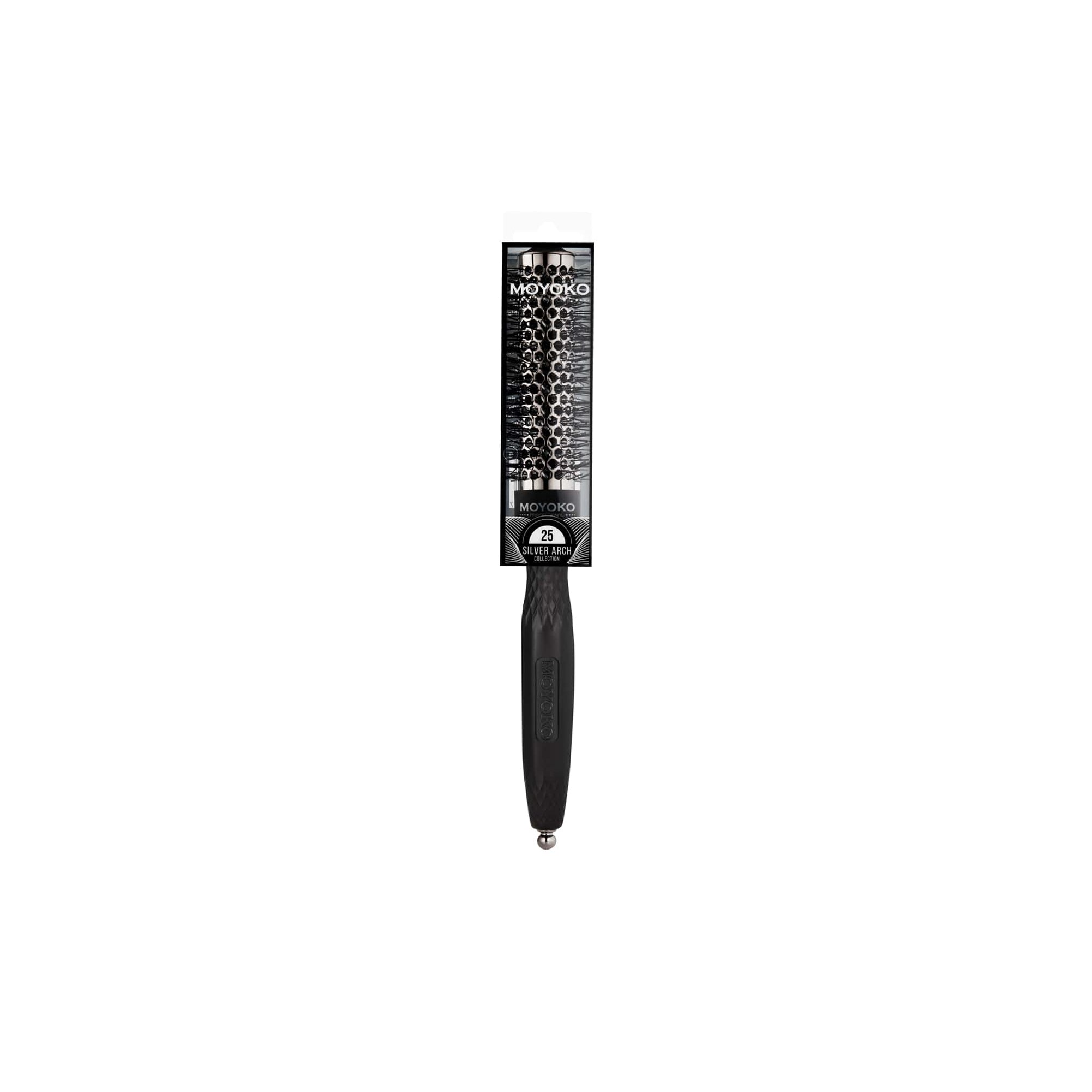 Mycro Keratin Moyoko Silver Arch Round Brush – 25mm