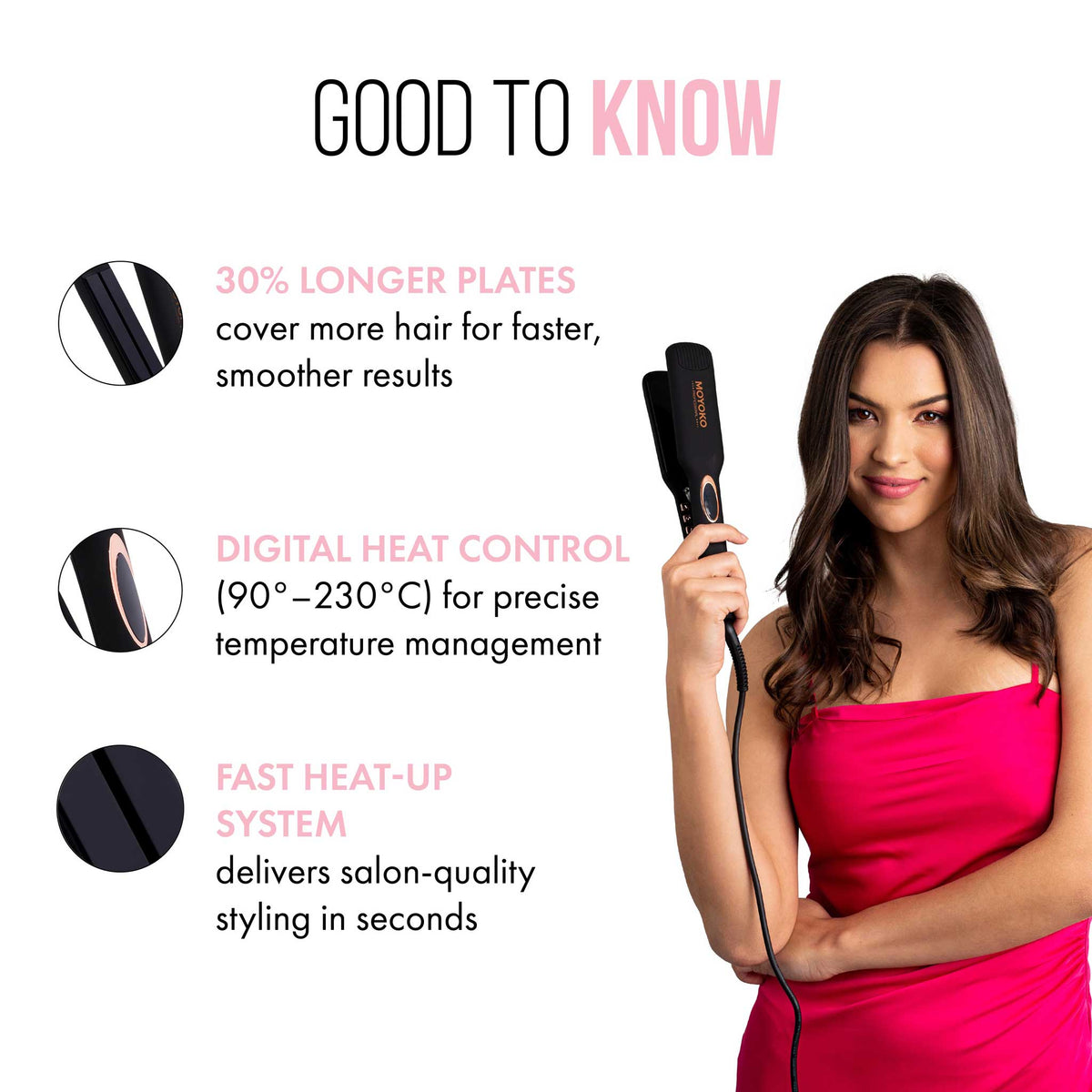 Mycro Keratin Moyoko Infinity Infrared Wide Styler