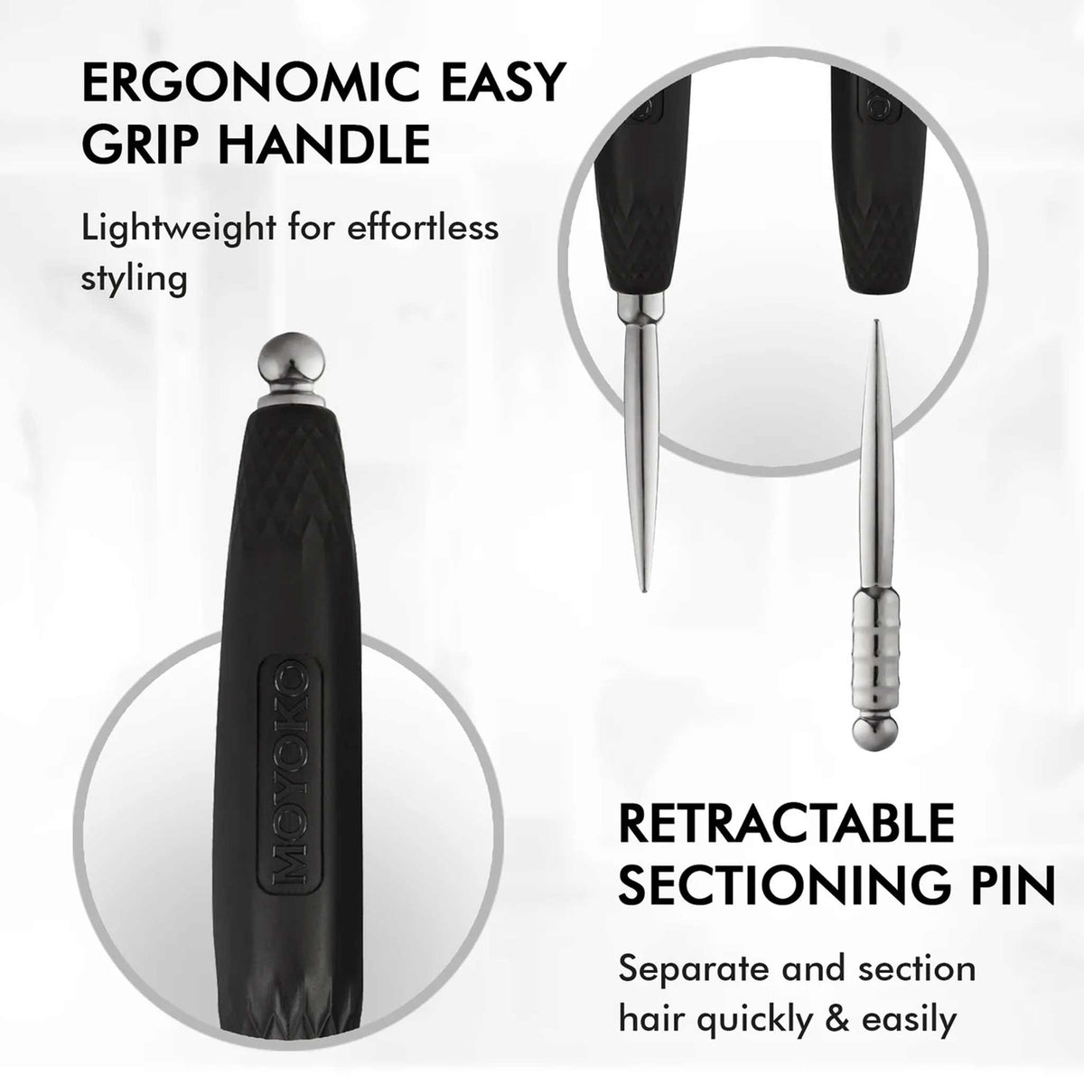 Mycro Keratin Moyoko Silver Arch Round Brush – 35mm