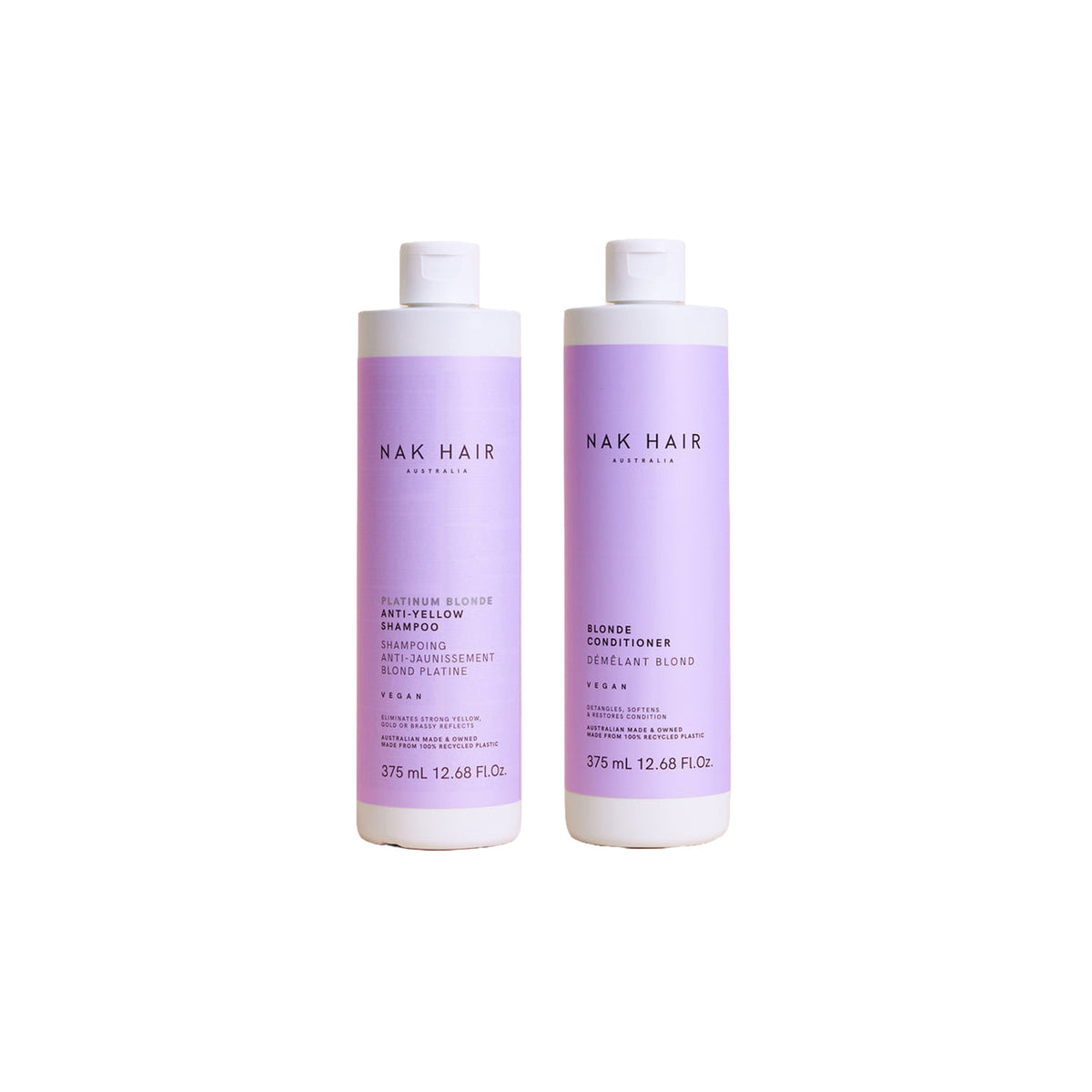 NAK Platinum Blonde Duo Holiday Gift Set