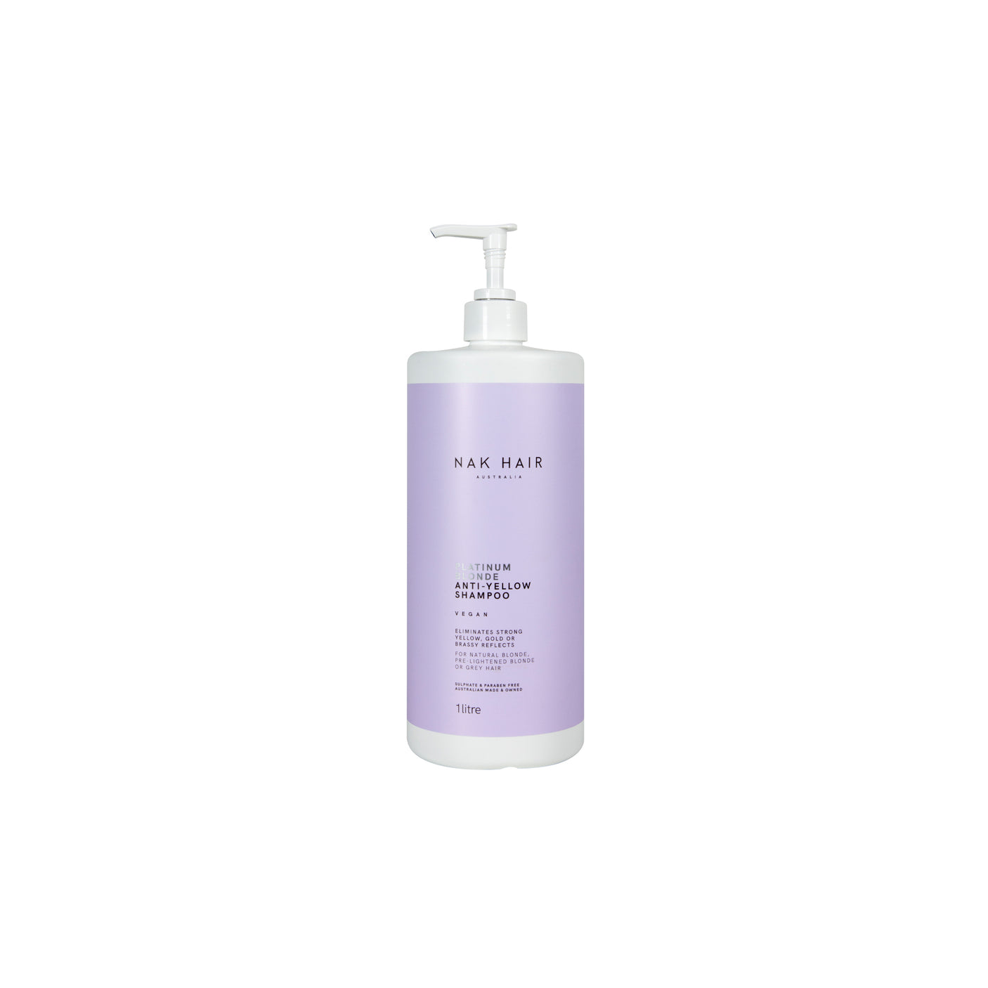 Nak Signatures Platinum Blonde Shampoo 1L