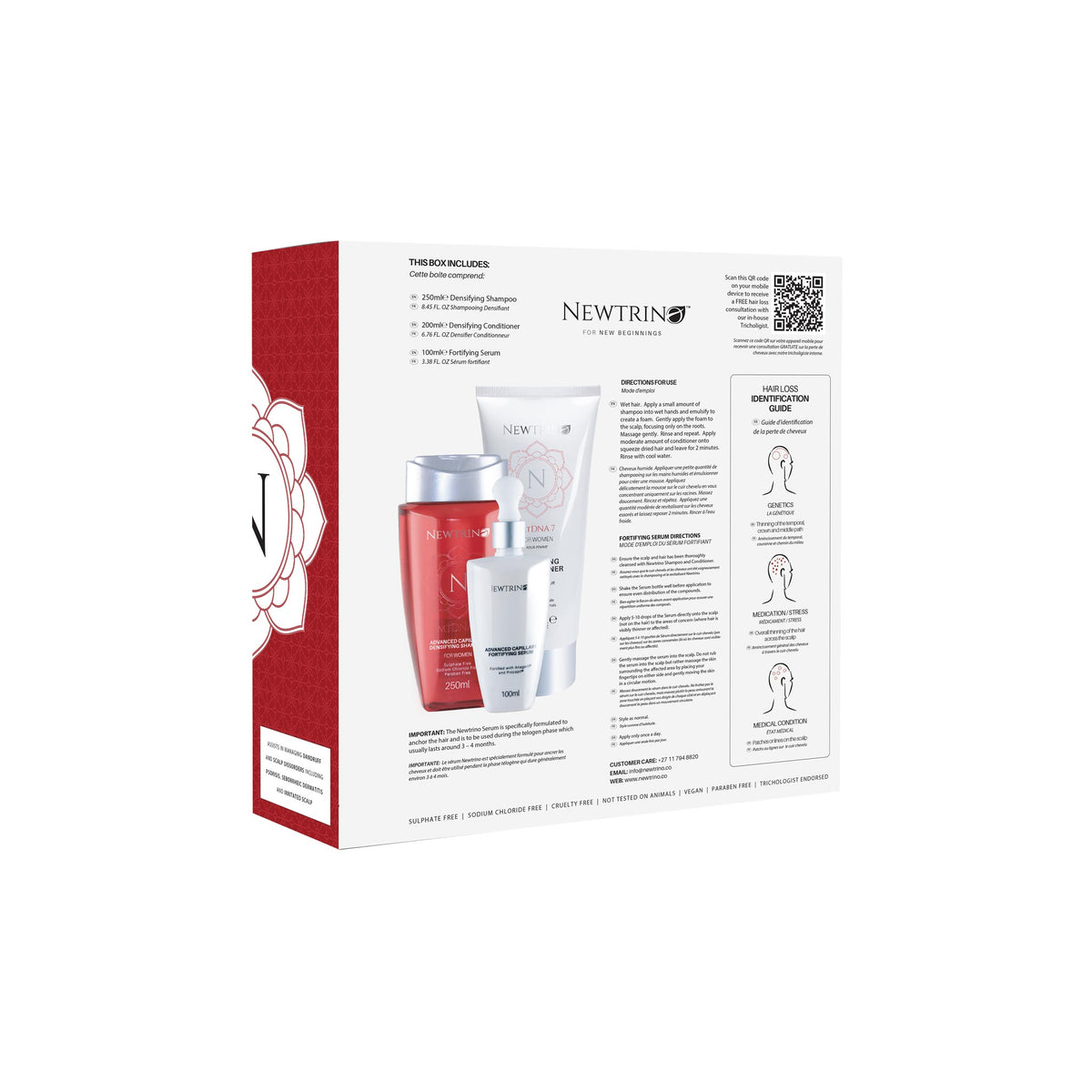 Newtrino MtDNA 7 Densifying Tri-Pack For Women