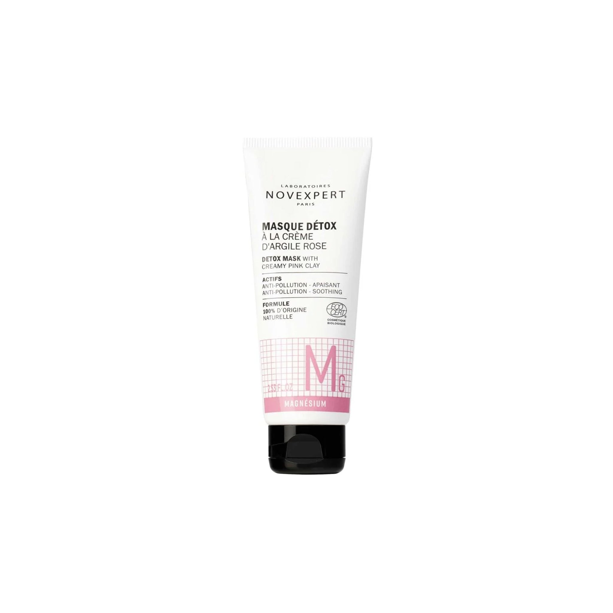 Novexpert Magnesium Detox Mask with Creamy Pink Clay 75ml | Retail