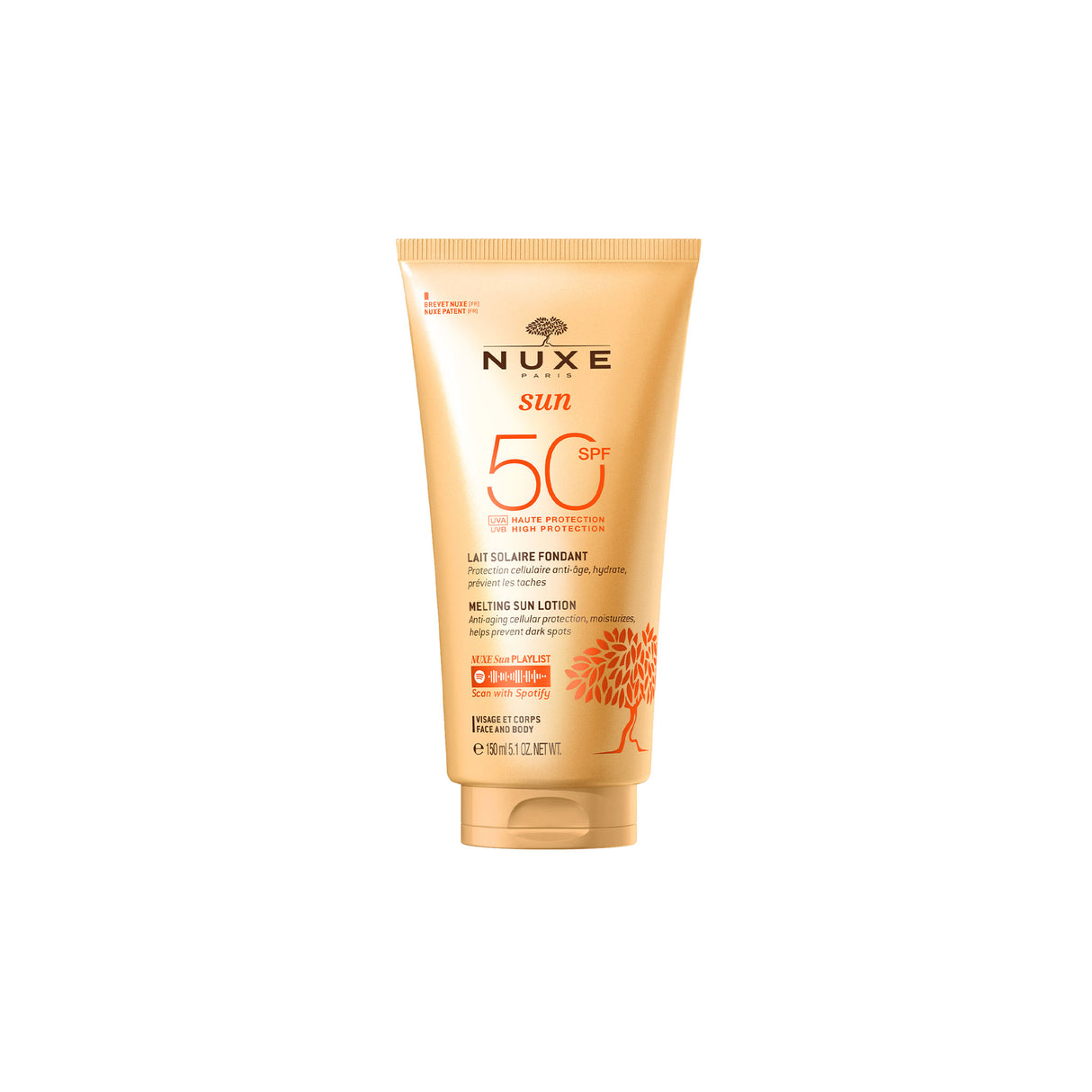 Nuxe NUXE SUN Melting Lotion SPF50 Milk for Face & Body