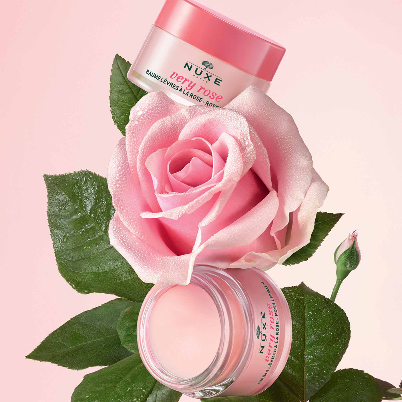 Nuxe Very Rose Lip Balm - jar