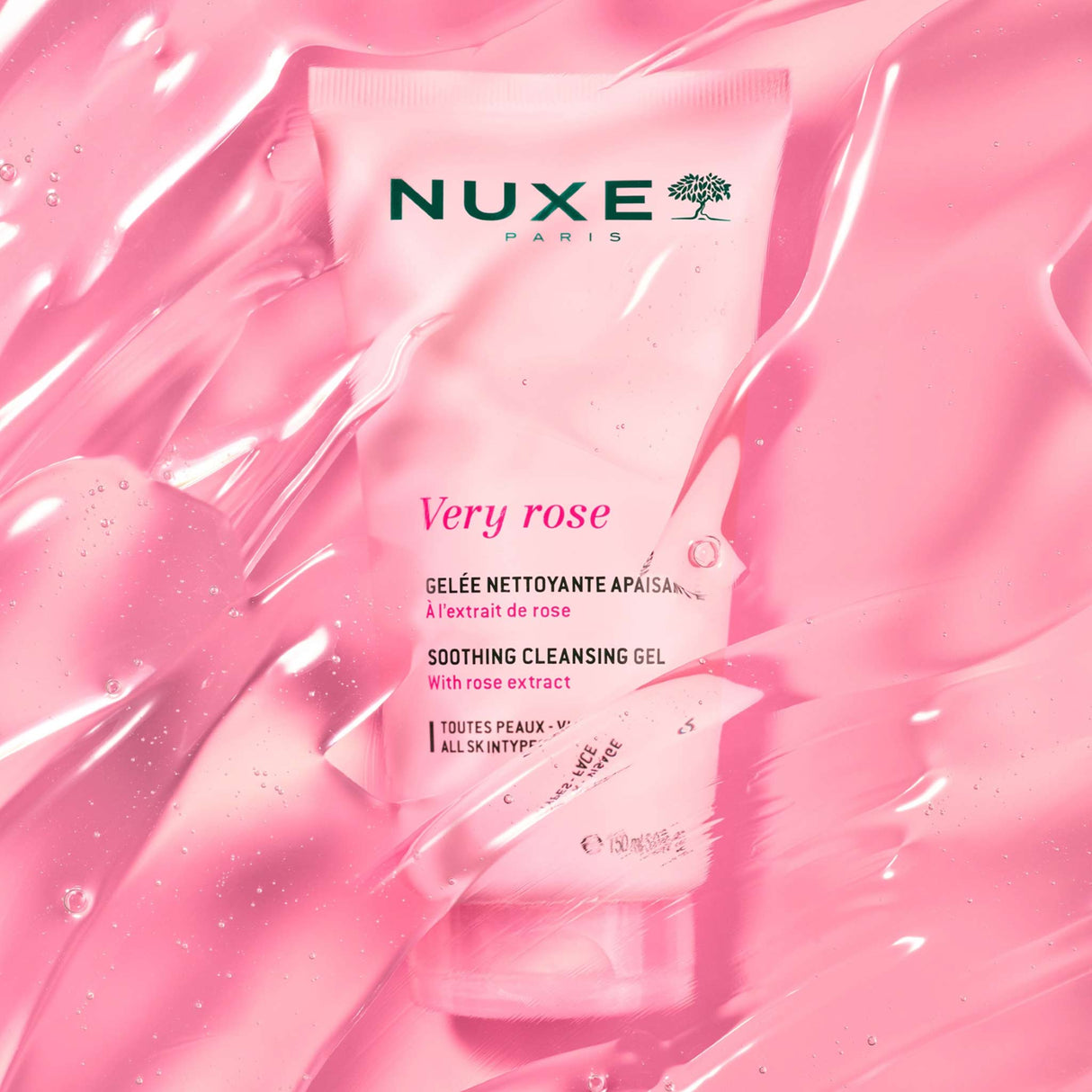 Nuxe Very Rose Soothing Cleansing Gel 150ml