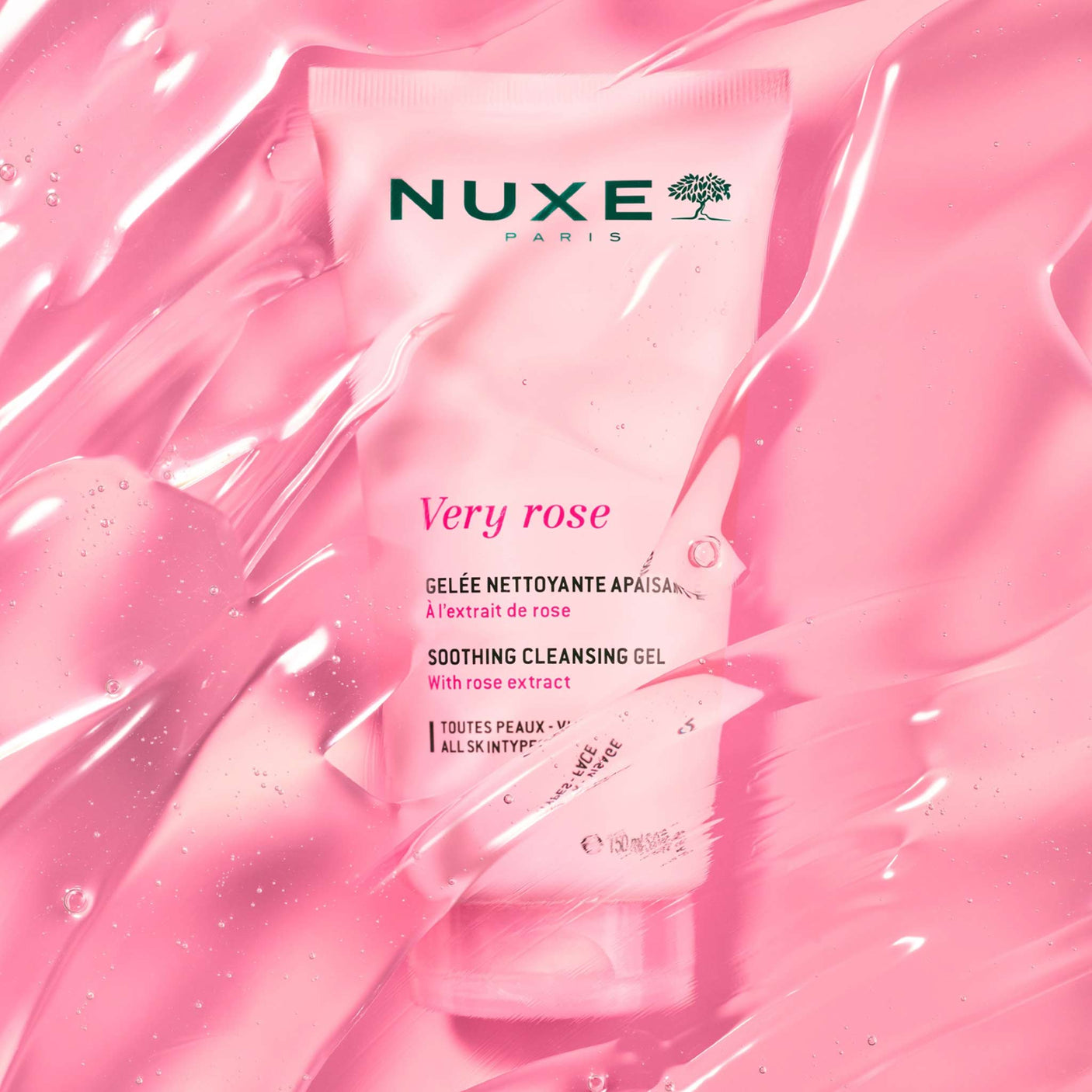 Nuxe Very Rose Soothing Cleansing Gel 150ml