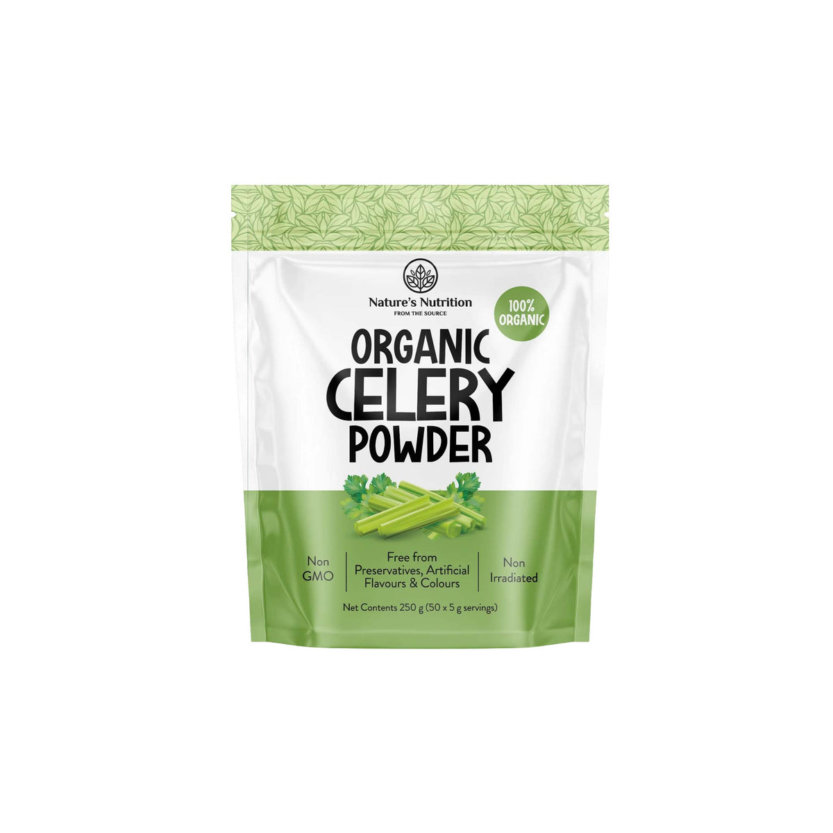 Nature's Nutrition Organic Super Celery 250g