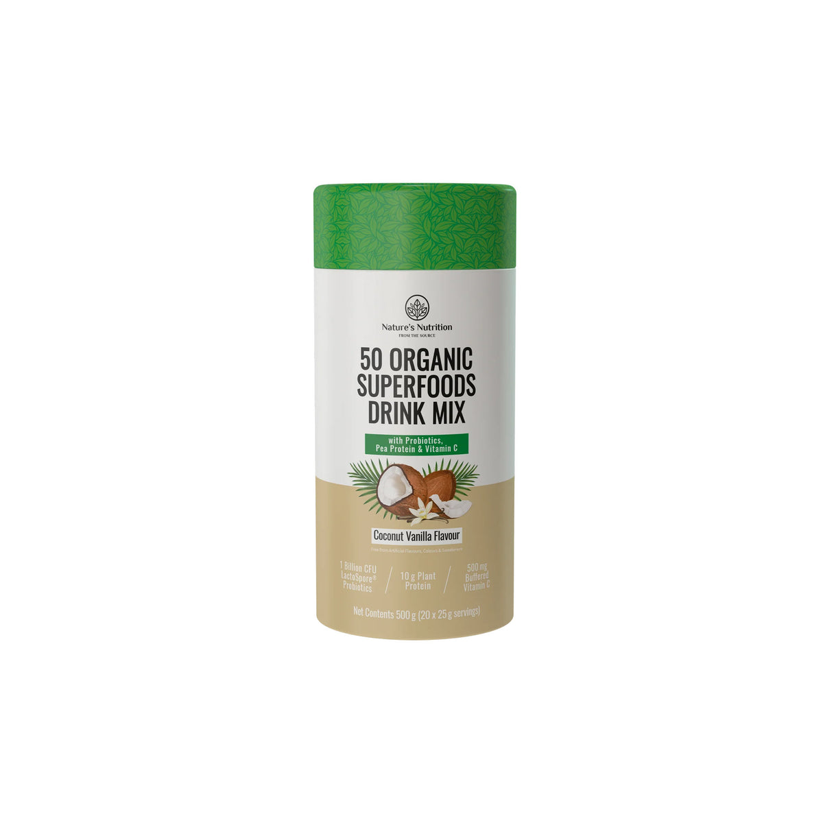 Nature's Nutrition Coconut Vanilla 500g Core
