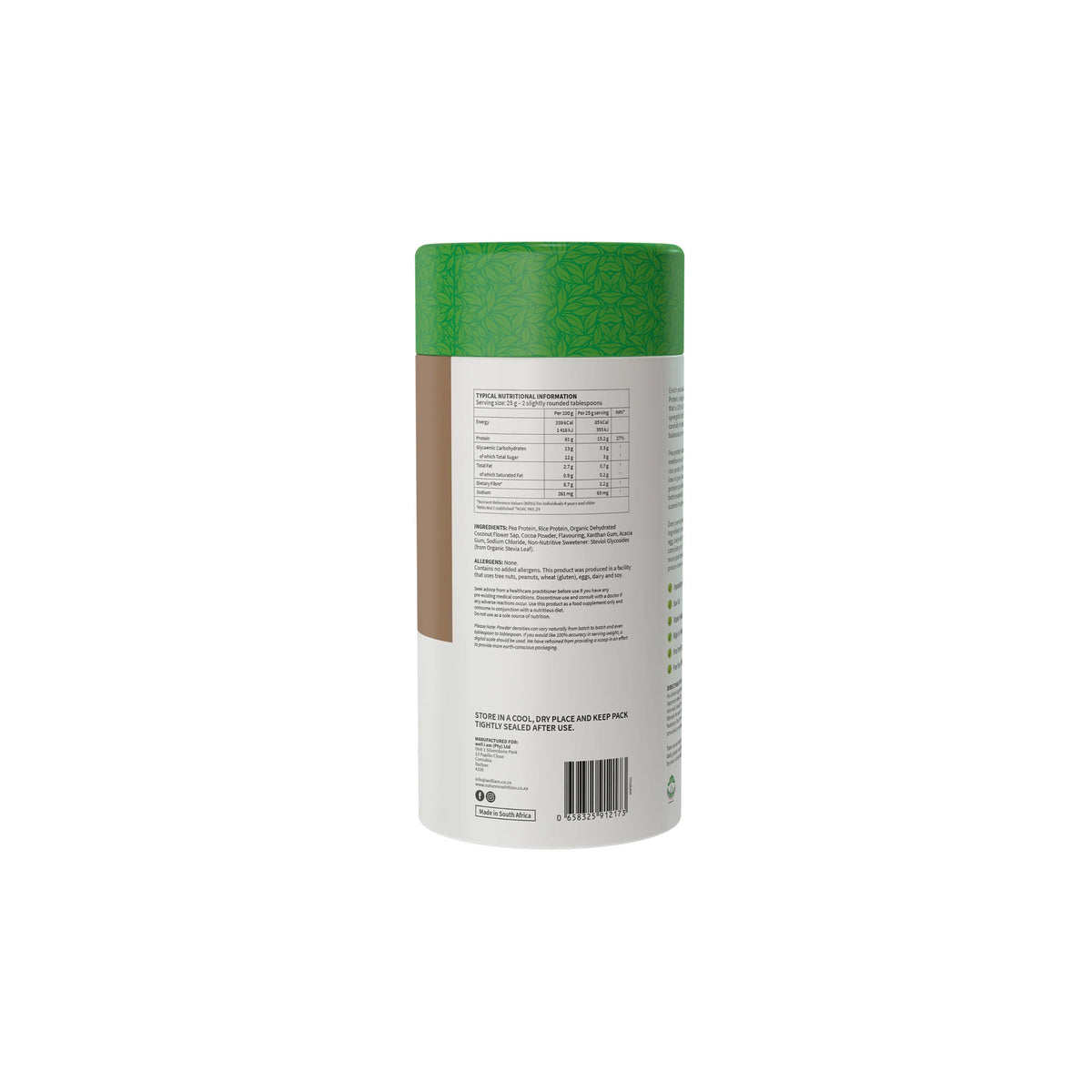 Nature's Nutrition Plant Protein Chocolate 500g