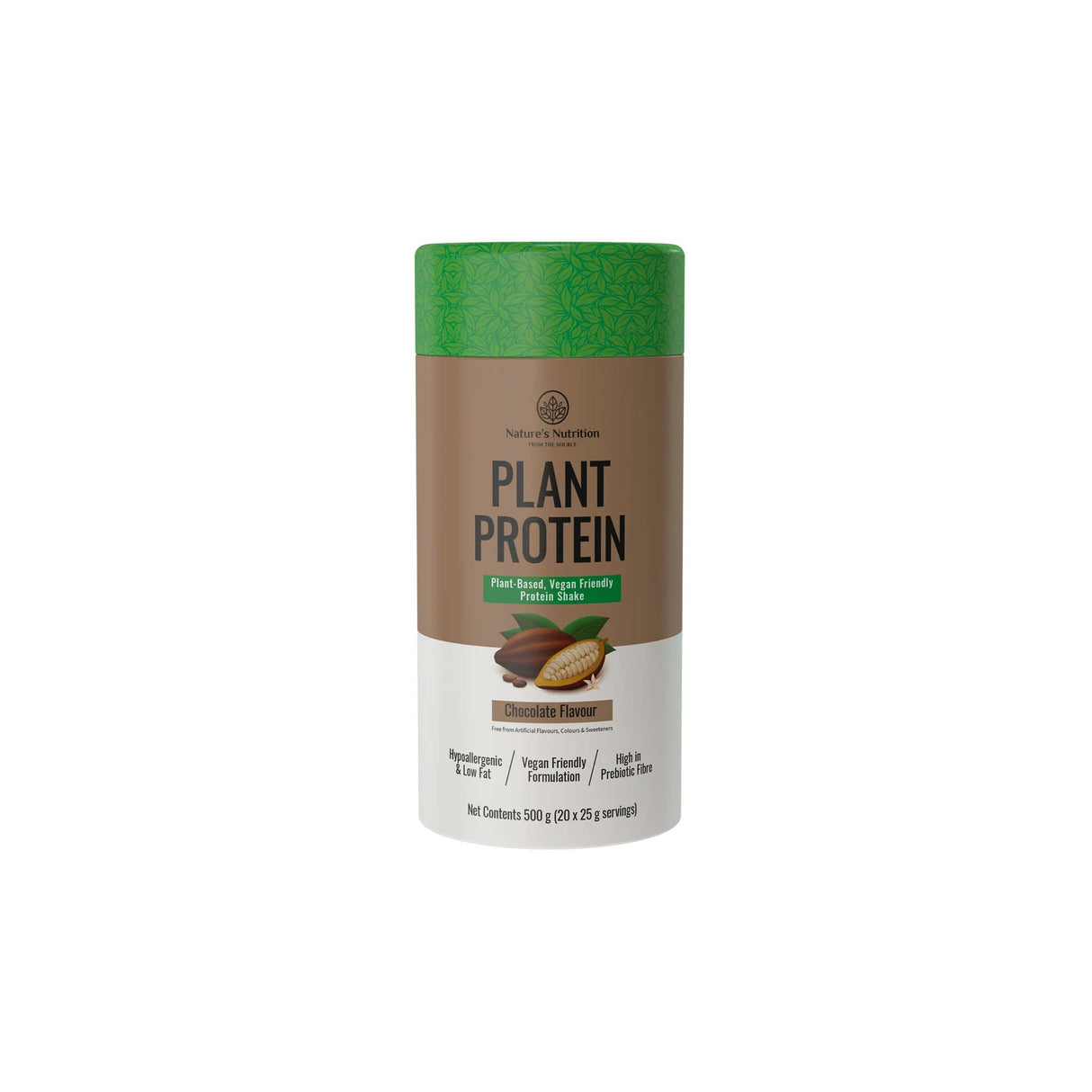 Nature's Nutrition Plant Protein Chocolate 500g