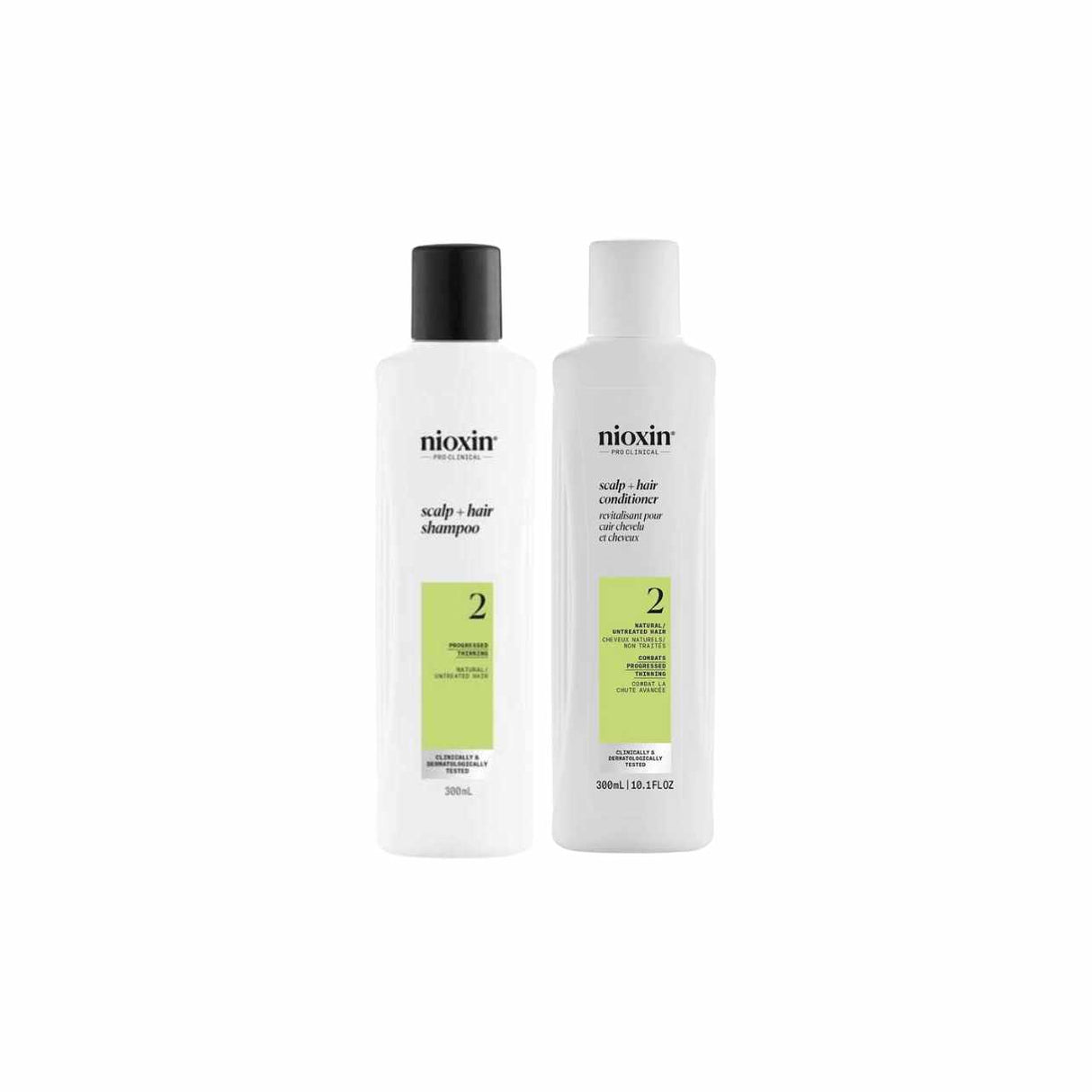 Nioxin System 2 Shampoo & Conditioner Duo