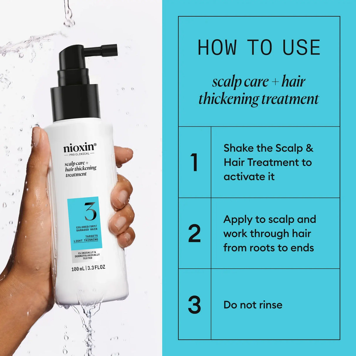 Nioxin System 3 Leave In Treatment 100ml