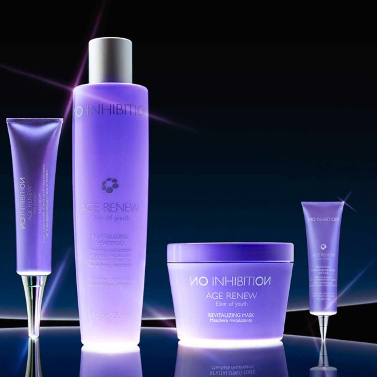 No Inhibition AGE RENEW Revitalising Shampoo 250ml