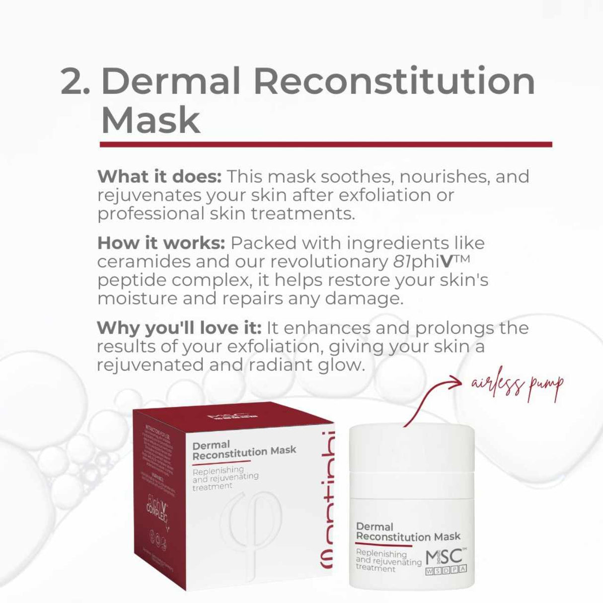 Optiphi Active Dermal Reconstitution Mask 50ml
