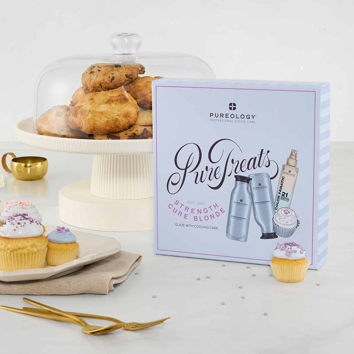 Pureology Strength Cure Blonde Gift Set- Complimentary Shampoo