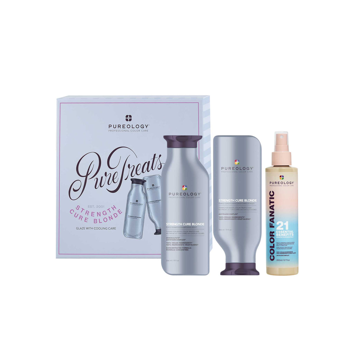 Pureology Strength Cure Blonde Gift Set- Complimentary Shampoo