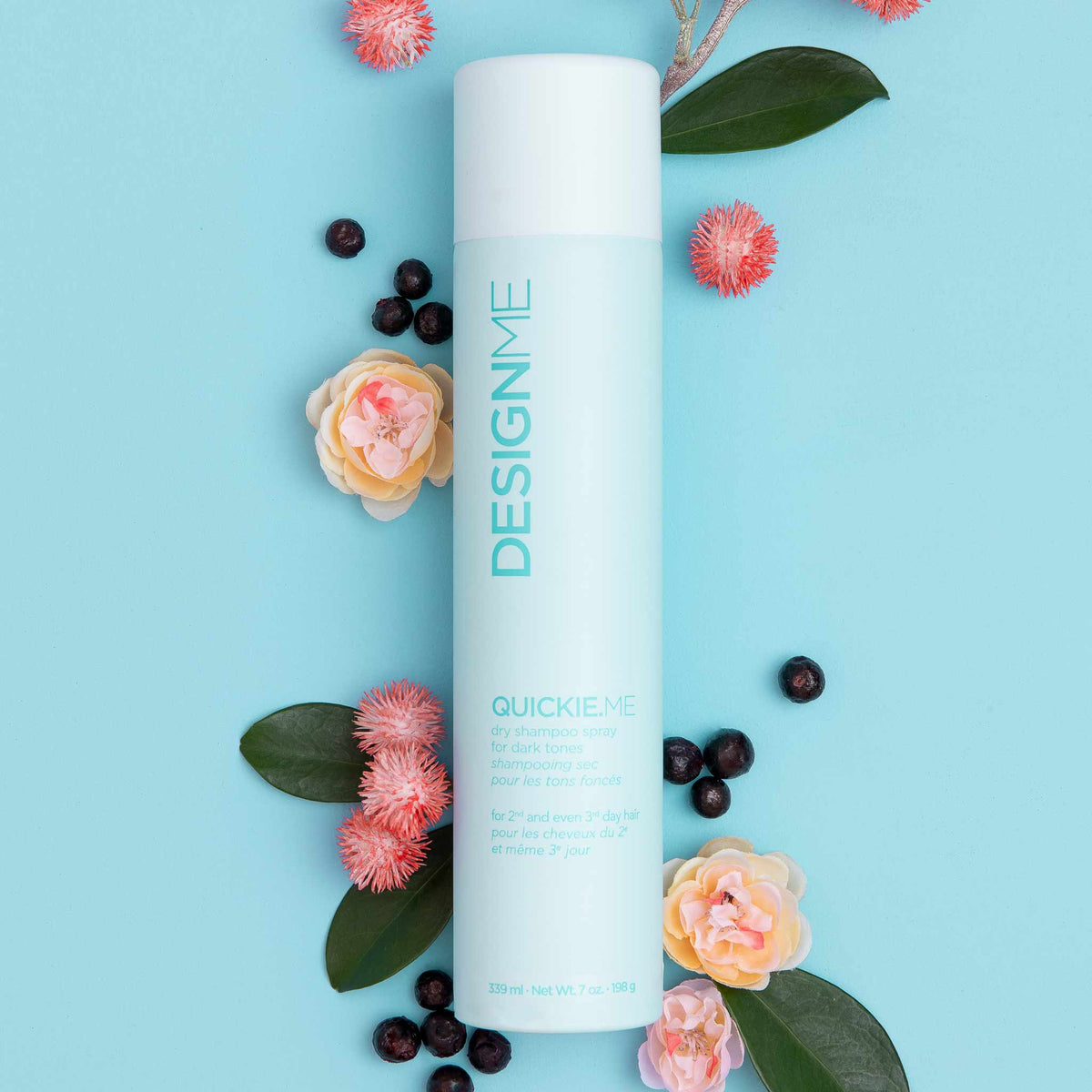 DESIGNME Quickie.ME Dry Shampoo Spray Brunette & Dark Tones 339ml