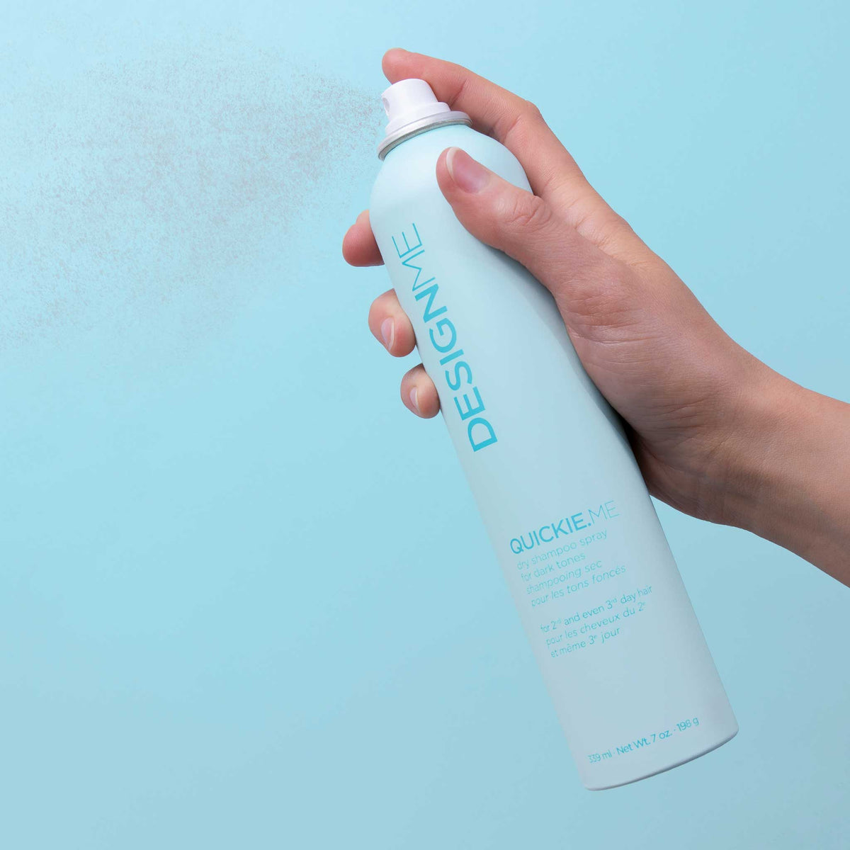 DESIGNME Quickie.ME Dry Shampoo Spray Brunette & Dark Tones 339ml