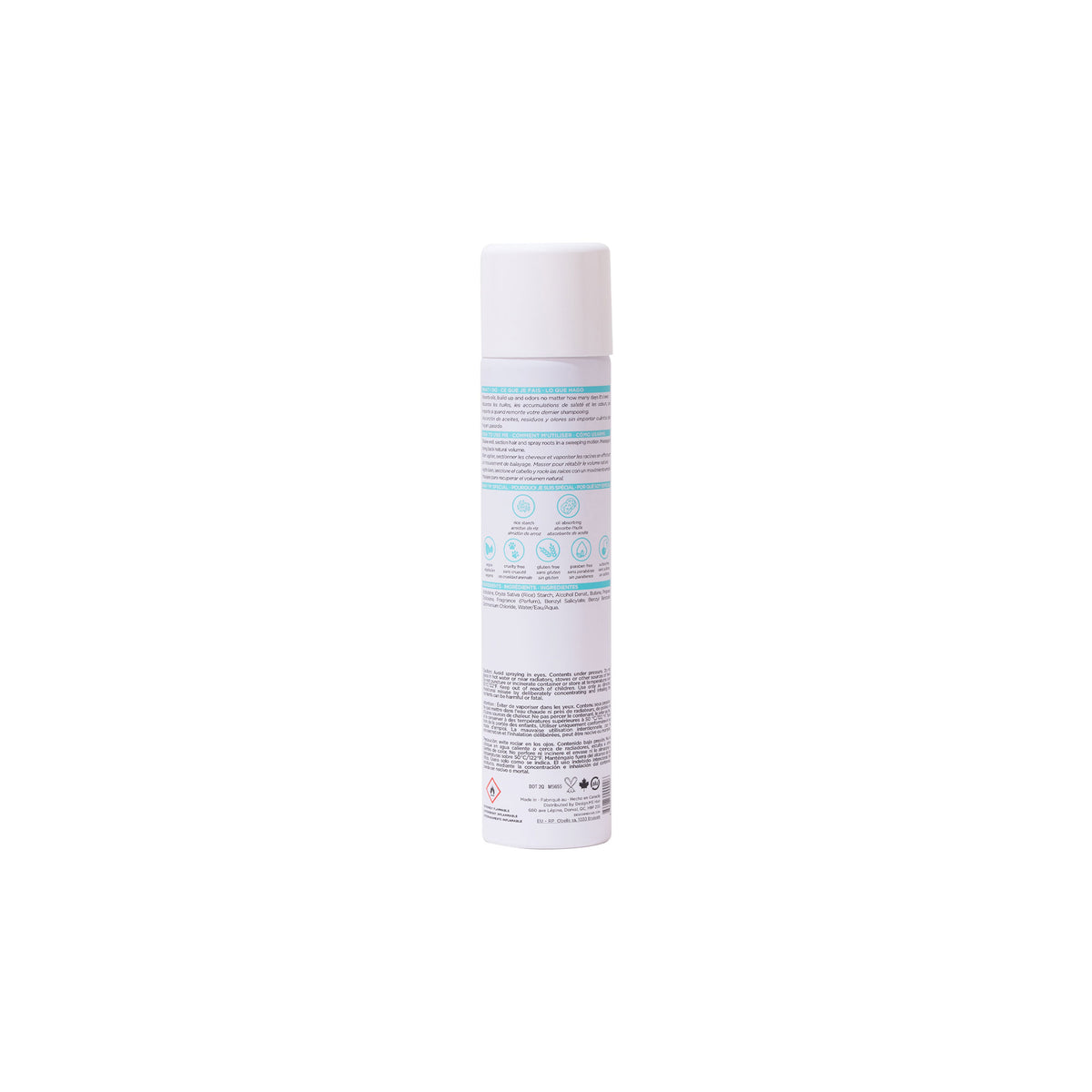 DESIGNME Quickie.ME Dry Shampoo Spray Blondes & Pastels Tones 339ml