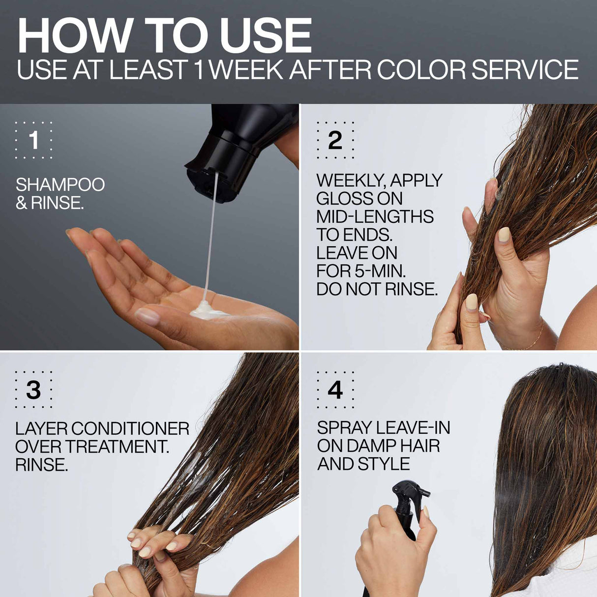 Redken Acidic Color Gloss Heat Protectant Leave-In Treatment 190ml