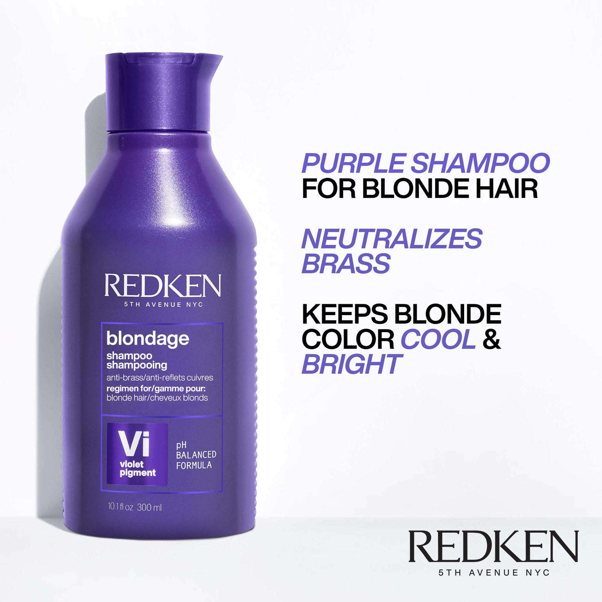 Redken Color Extend Blondage Color Depositing Shampoo 300ml - Shop online | Retail Box