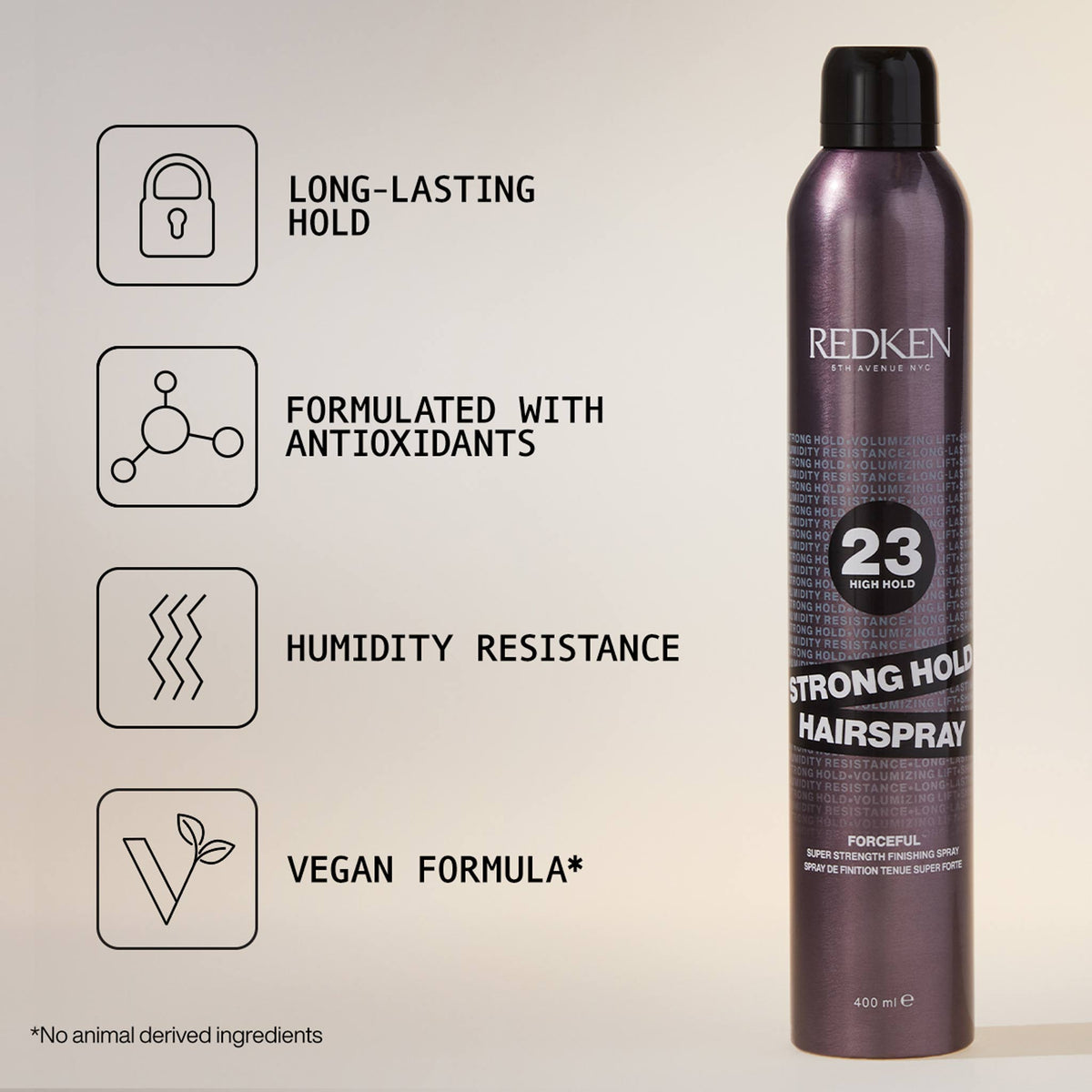 Redken Forceful 23 Strong Hold Hairspray 400ml