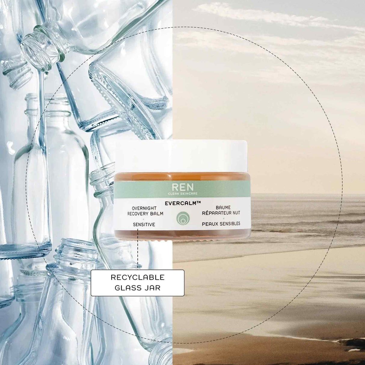 REN EverCalm Overnight Recovery Balm 30ml