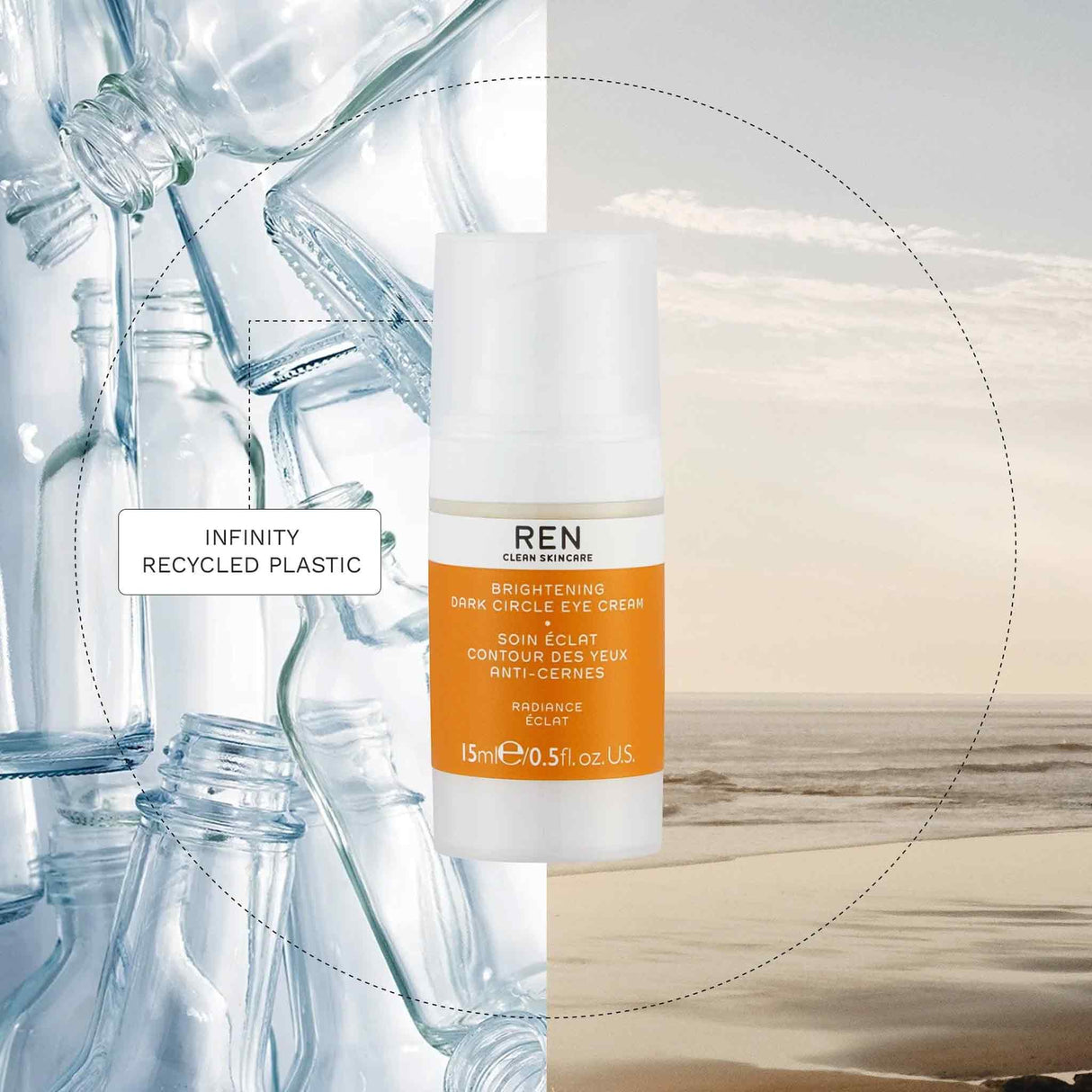 REN Radiance Brightening Dark Circle Eye Cream 50ml
