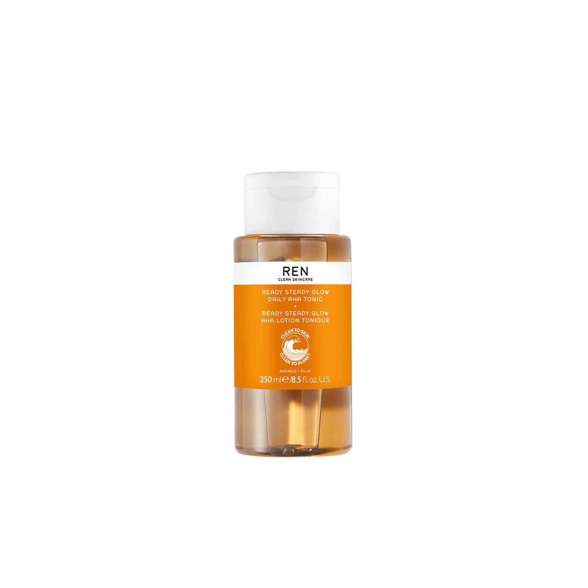 REN Radiance Ready Steady Glow Daily AHA Tonic 250ml