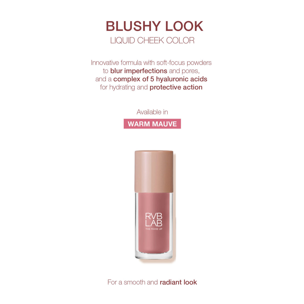 RVB Lab BLUSHY LOOK Liquid Blush #333